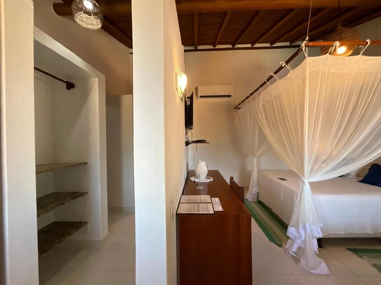 Bed in Pousada Pandoro