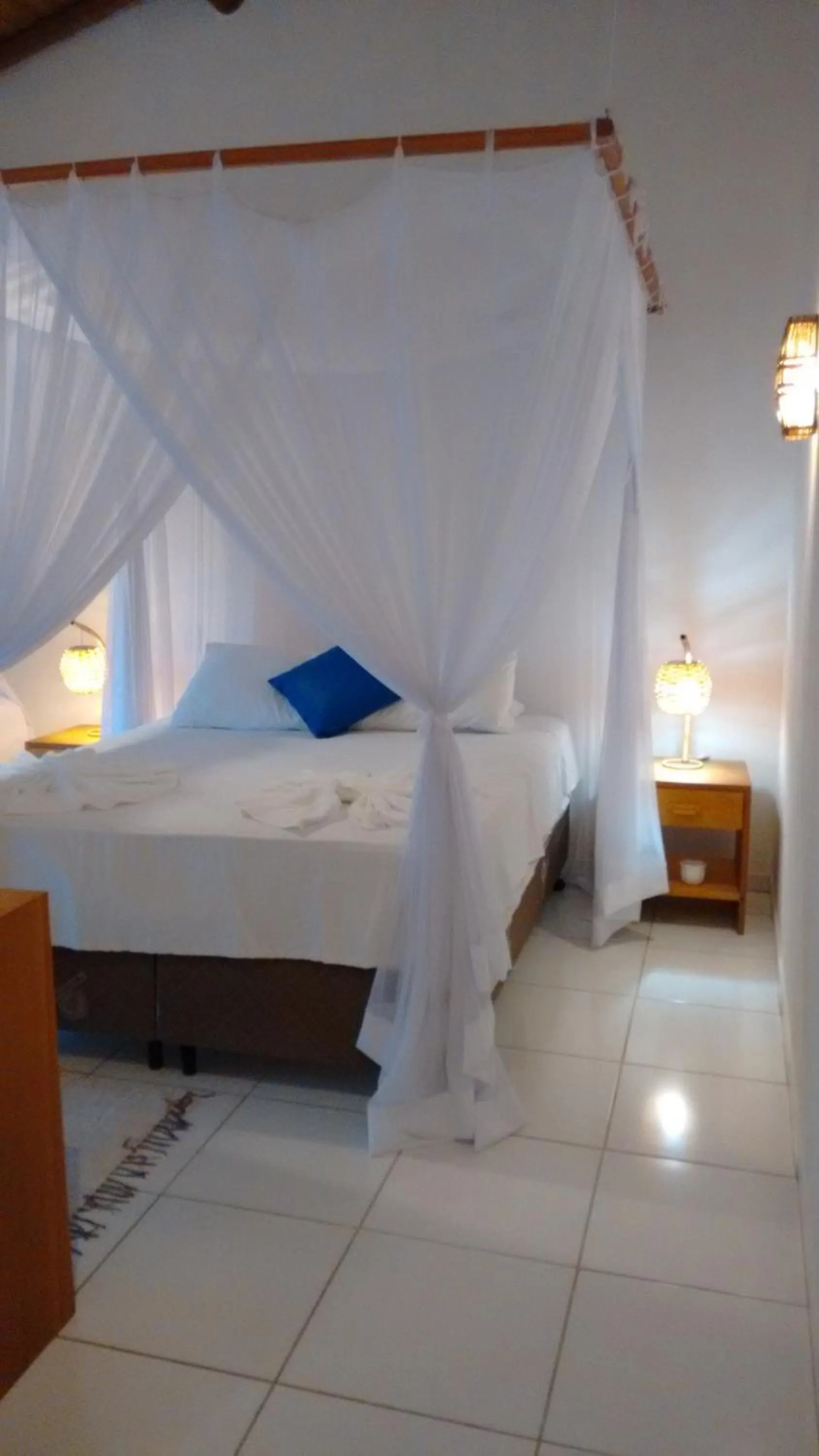 Decorative detail, Bed in Pousada Pandoro