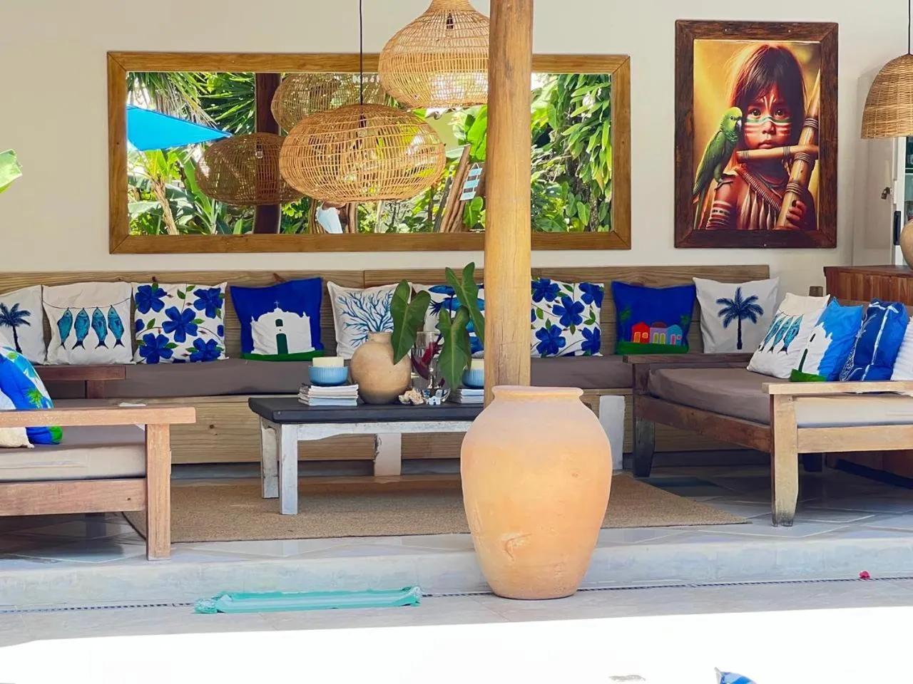 Decorative detail in Pousada Pandoro