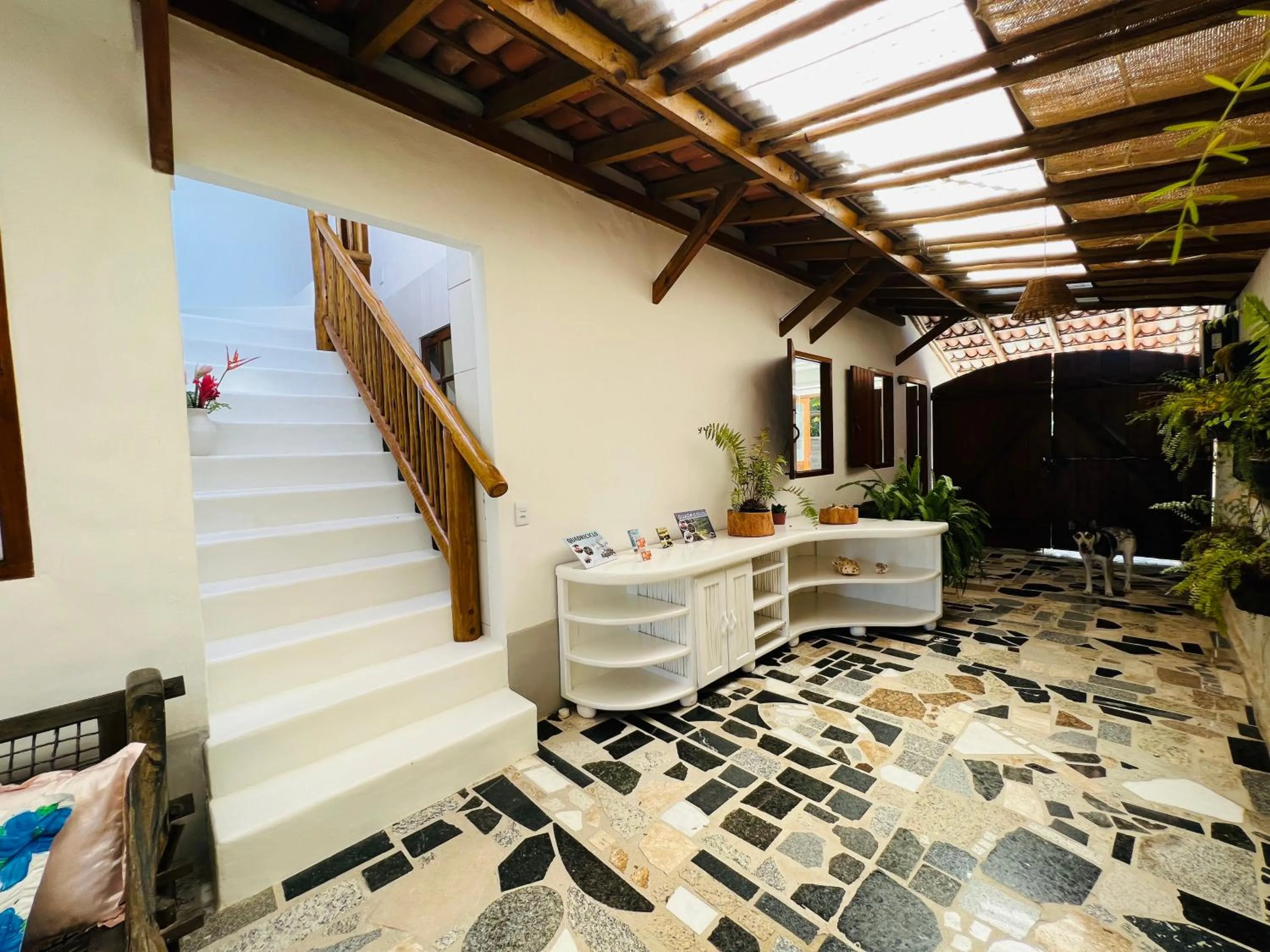 Patio in Pousada Pandoro