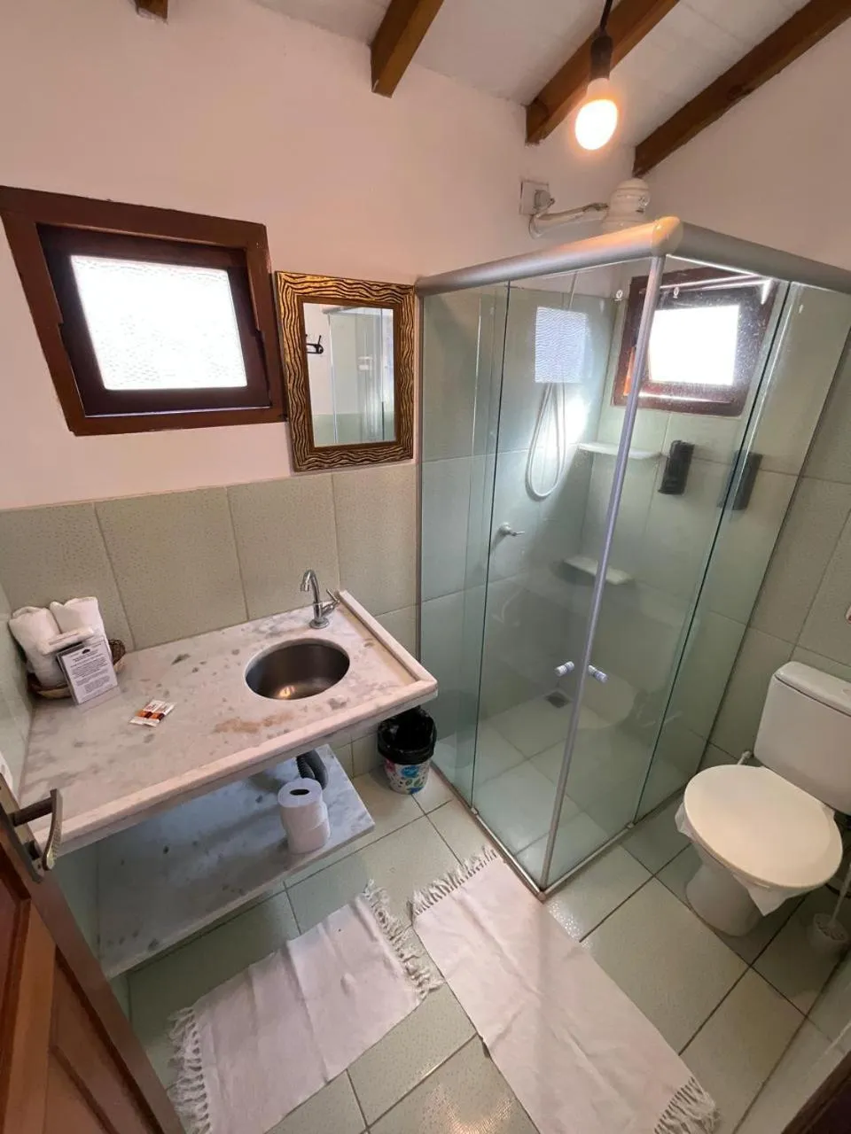 Shower in Pousada Pandoro