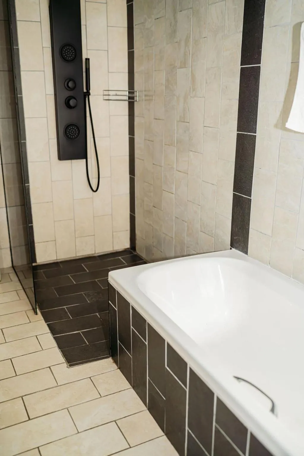 Shower in De Wingerd Wijnland Lodge