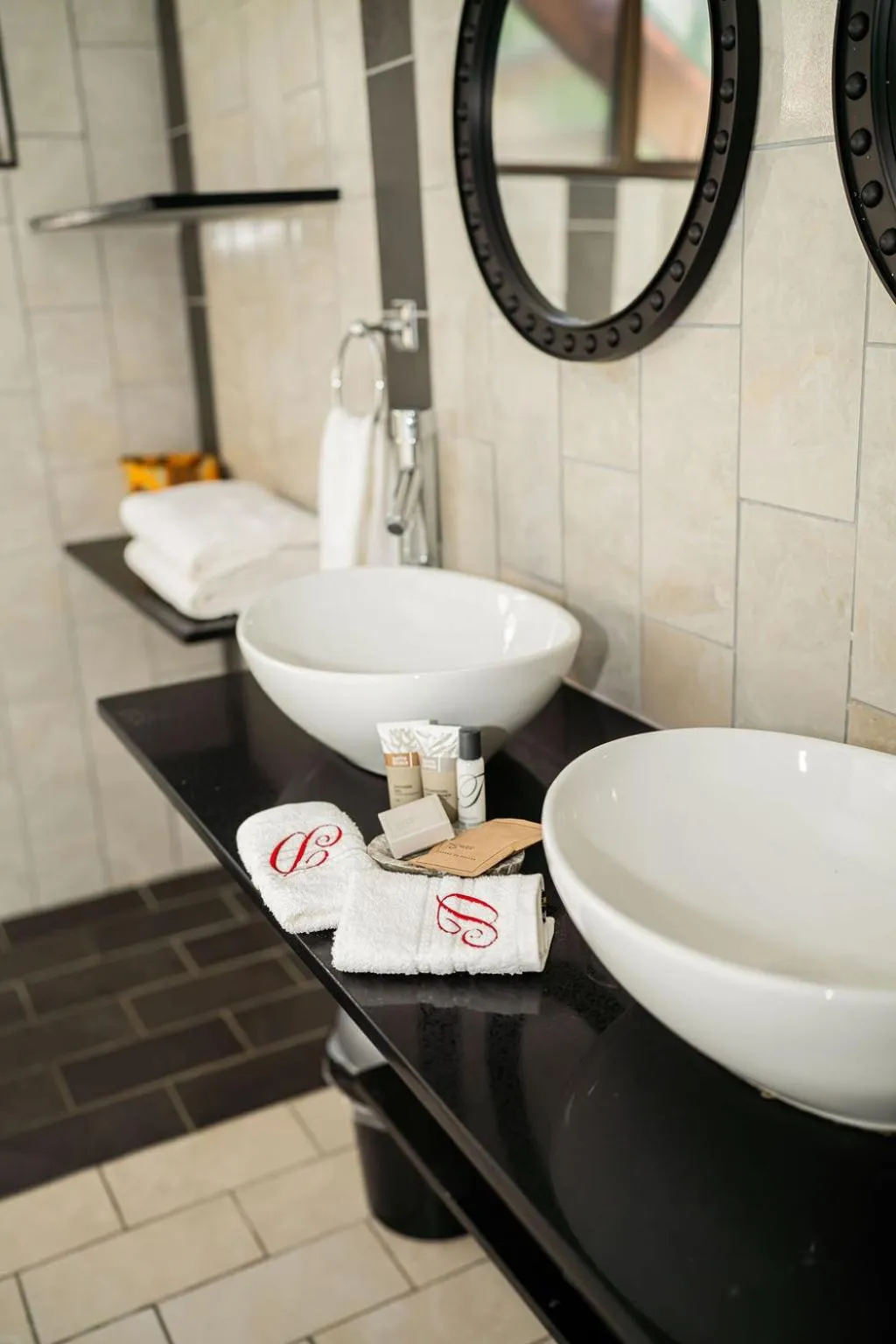 Bathroom in De Wingerd Wijnland Lodge