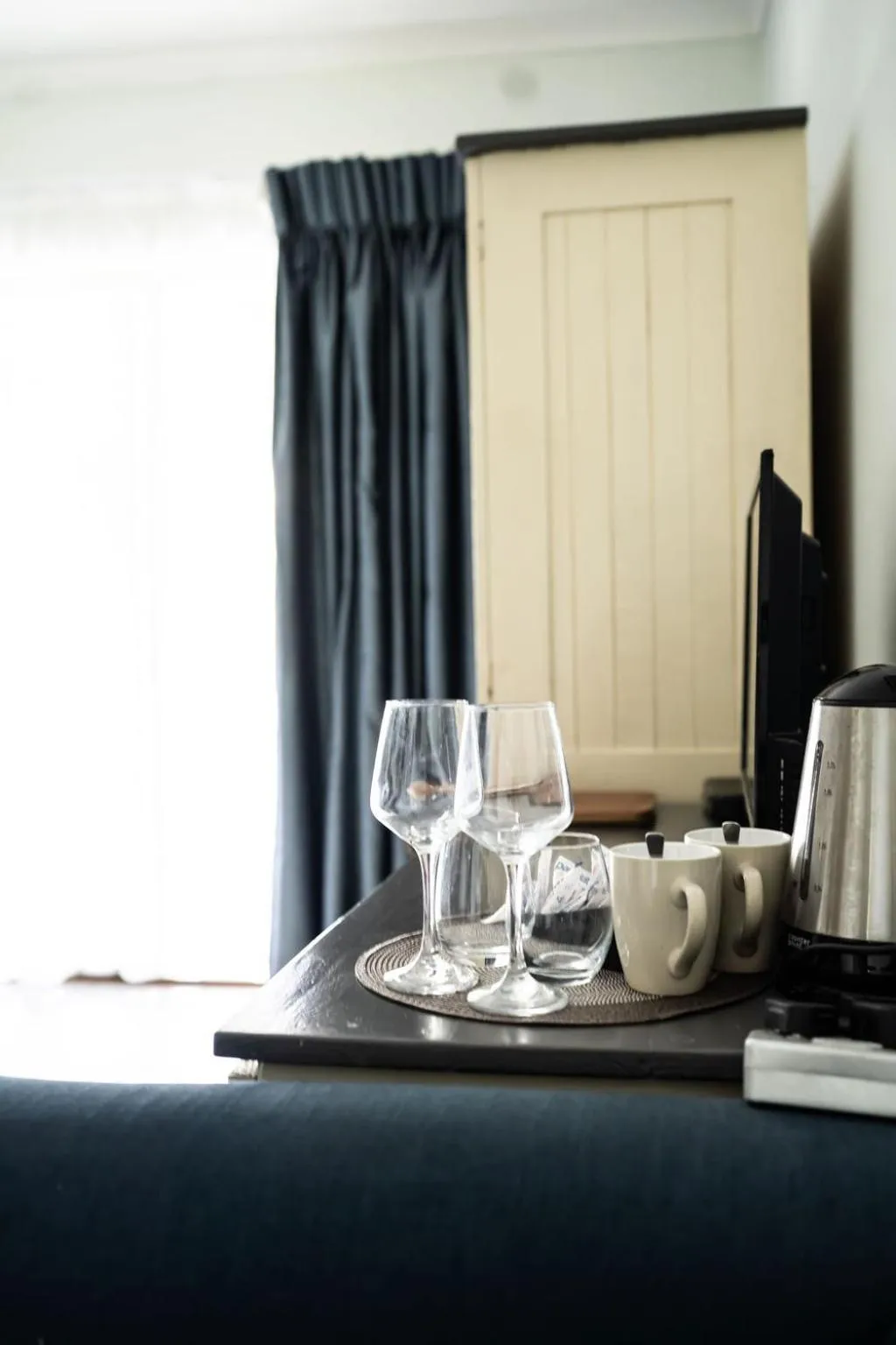 Drinks in De Wingerd Wijnland Lodge