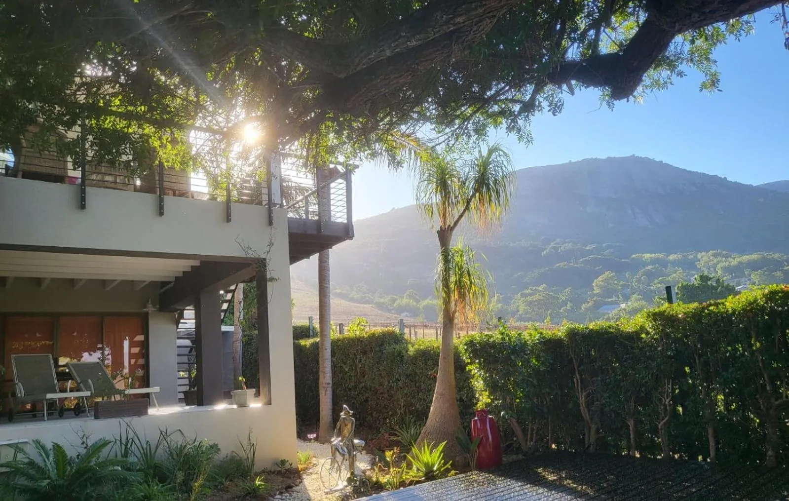 Mountain view in De Wingerd Wijnland Lodge