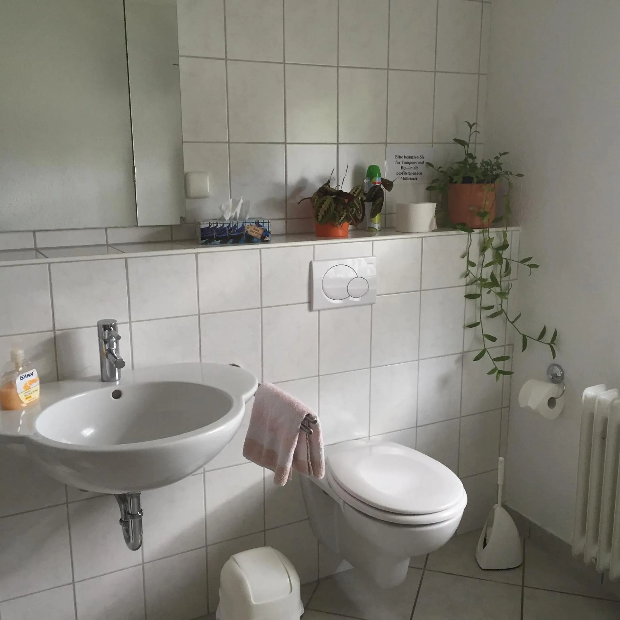 Bathroom in Frankenstube