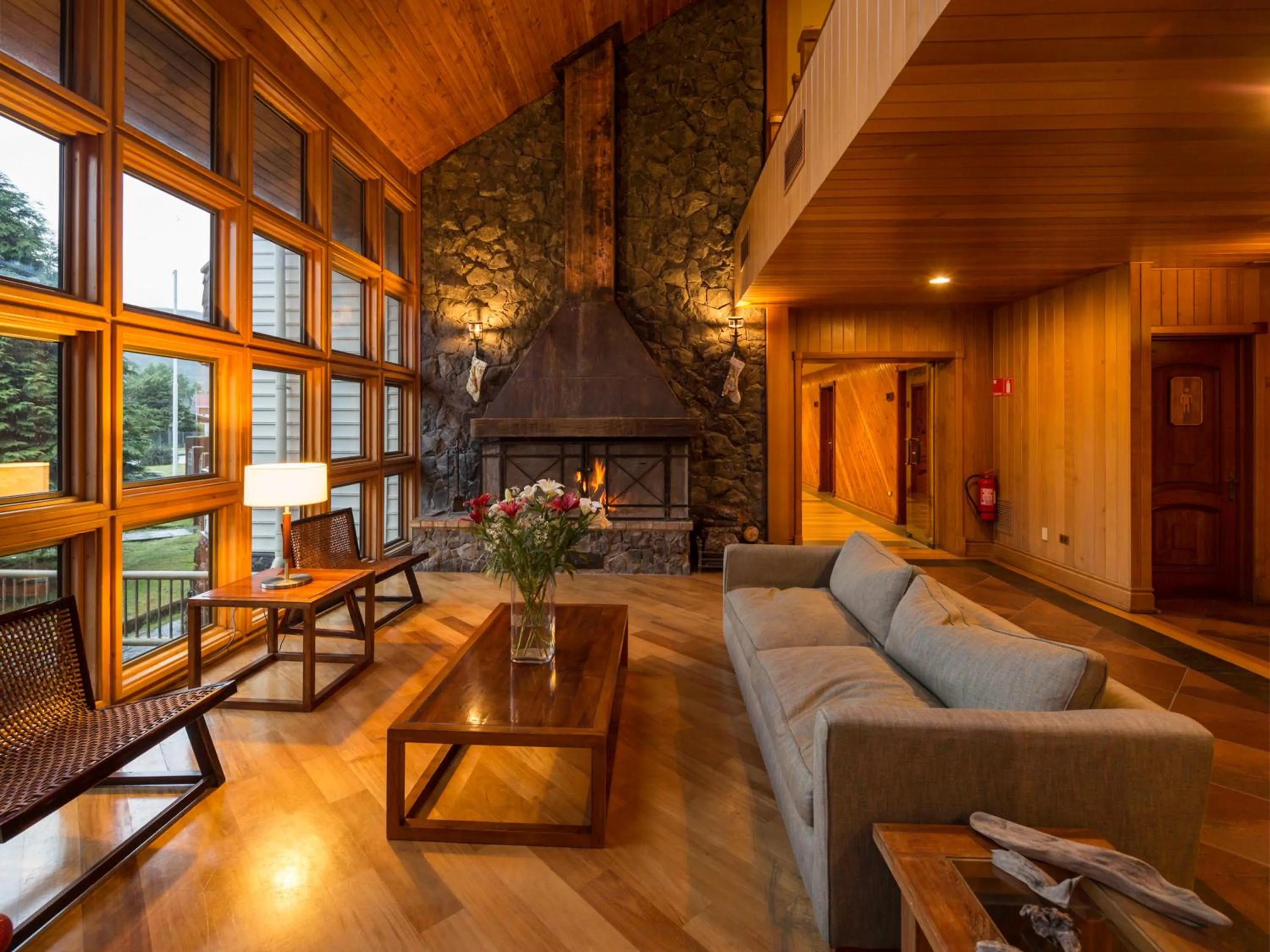 Lobby or reception in Loberias Del Sur