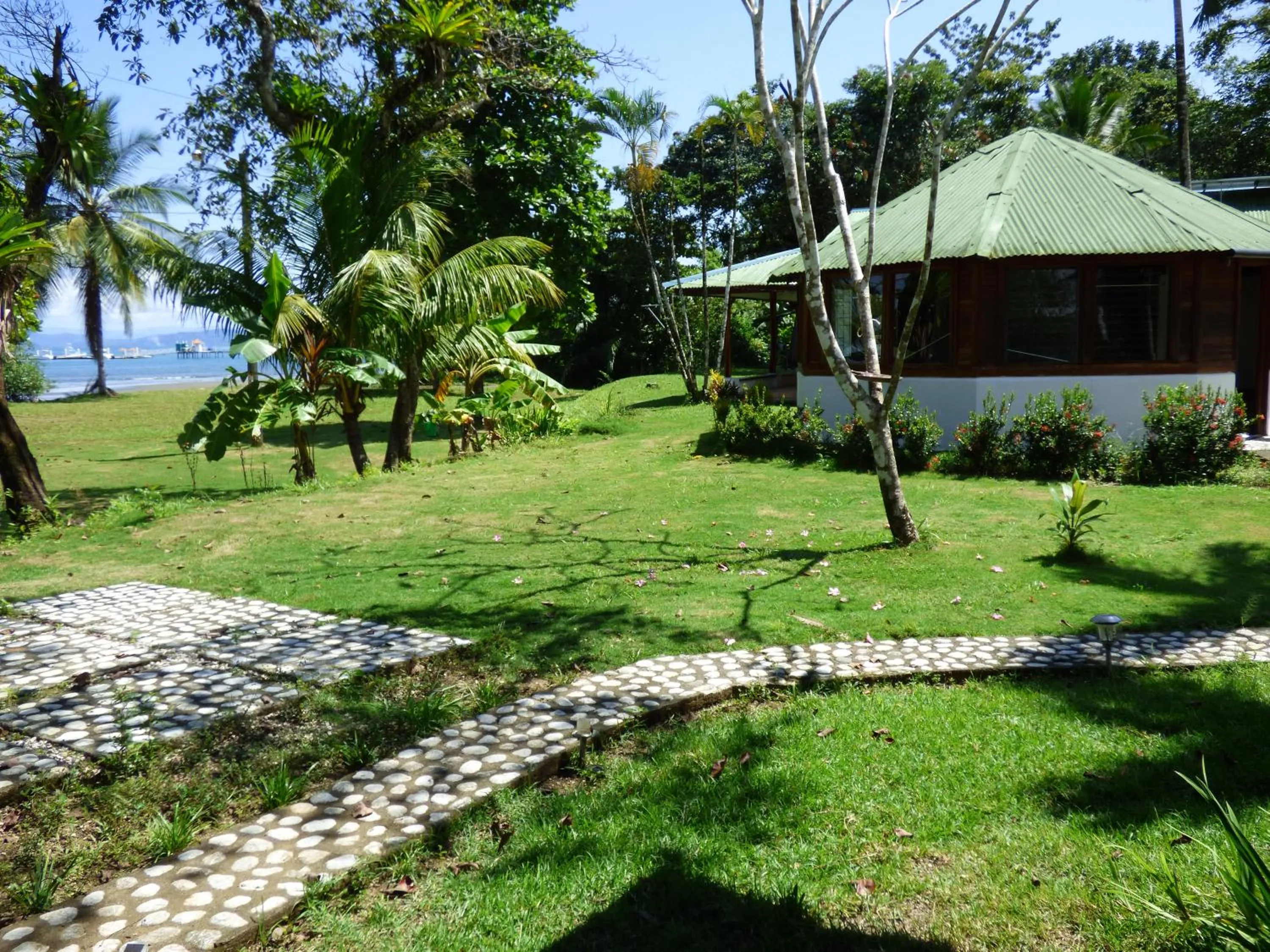 Garden view in Corcovado Beach Lodge