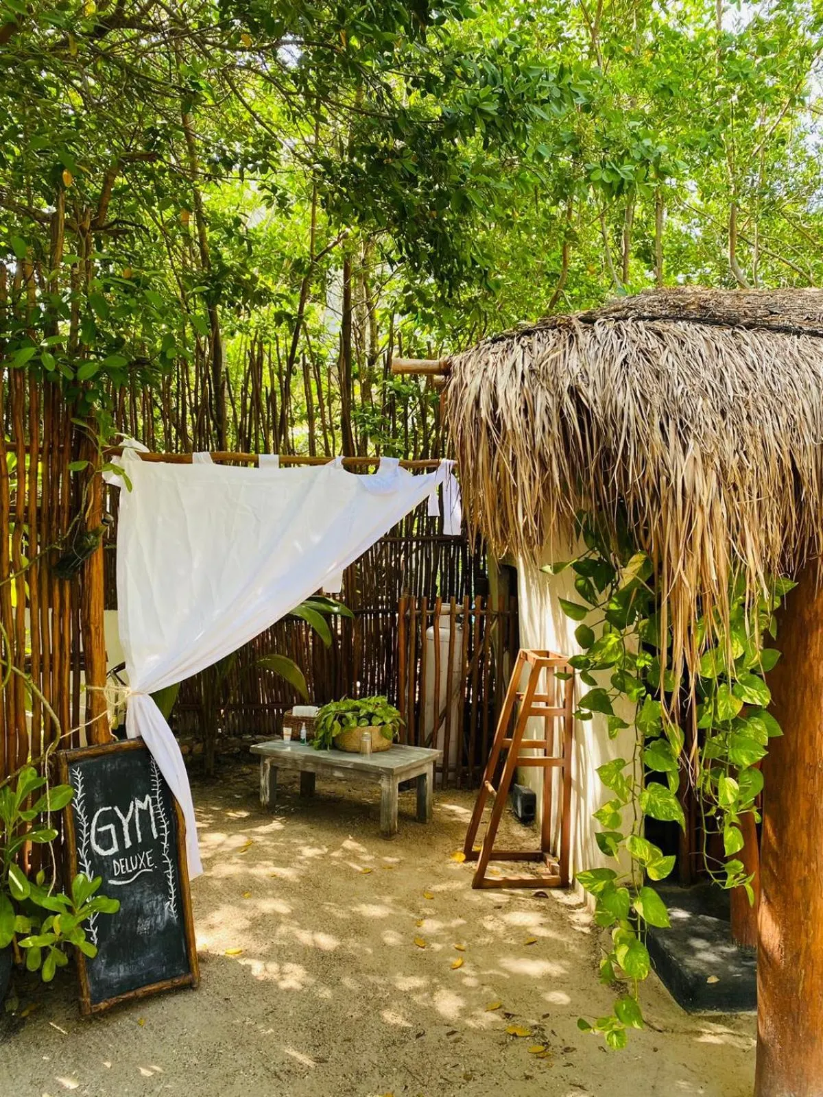 Fitness centre/facilities in Holbox Deluxe Apartments