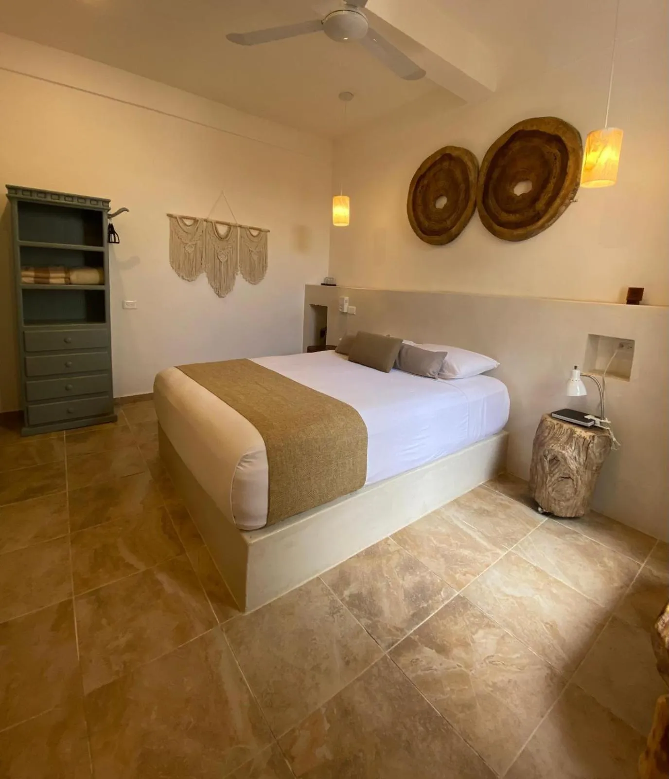 Bed in Holbox Deluxe Apartments