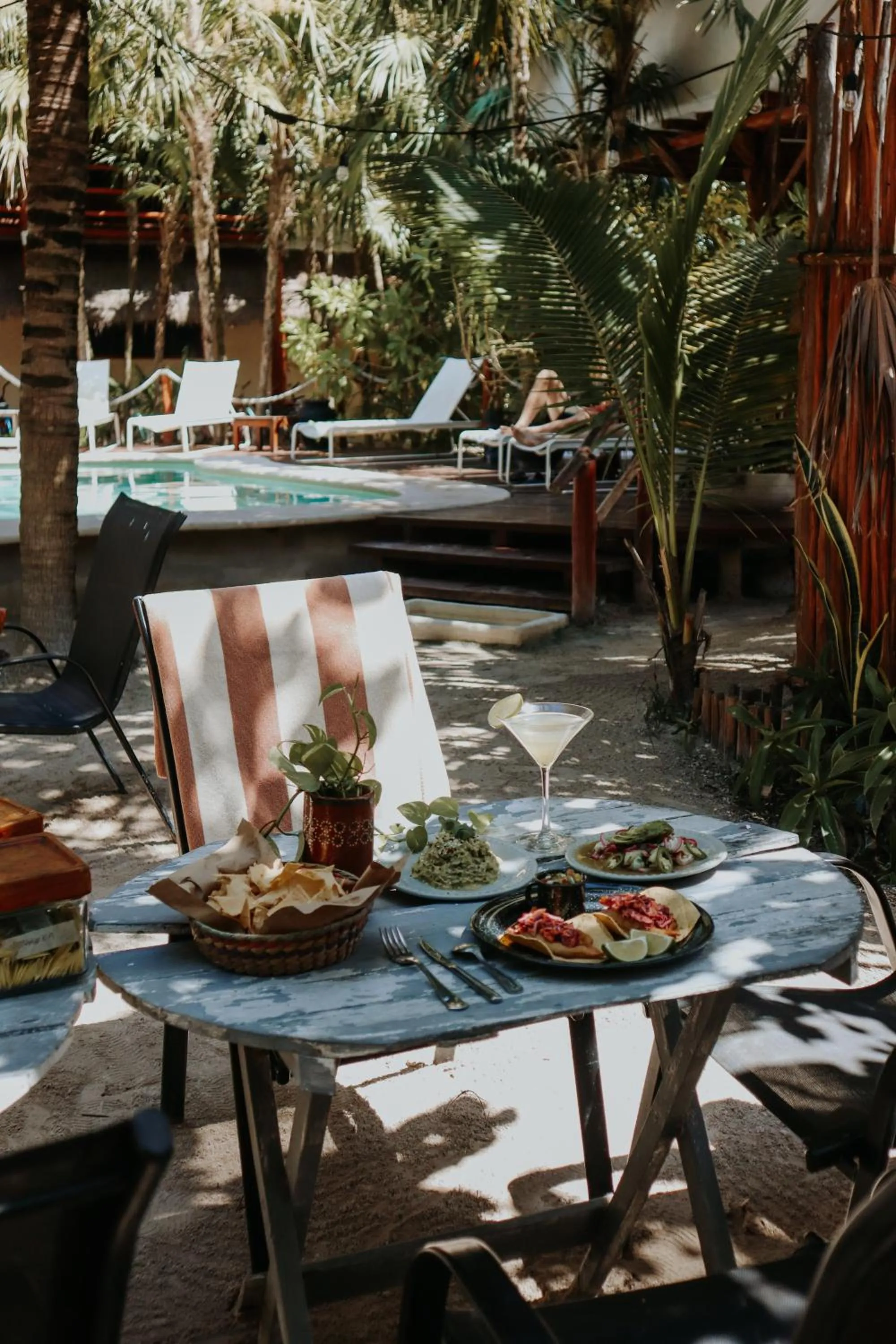 Food and drinks in Holbox Deluxe Apartments