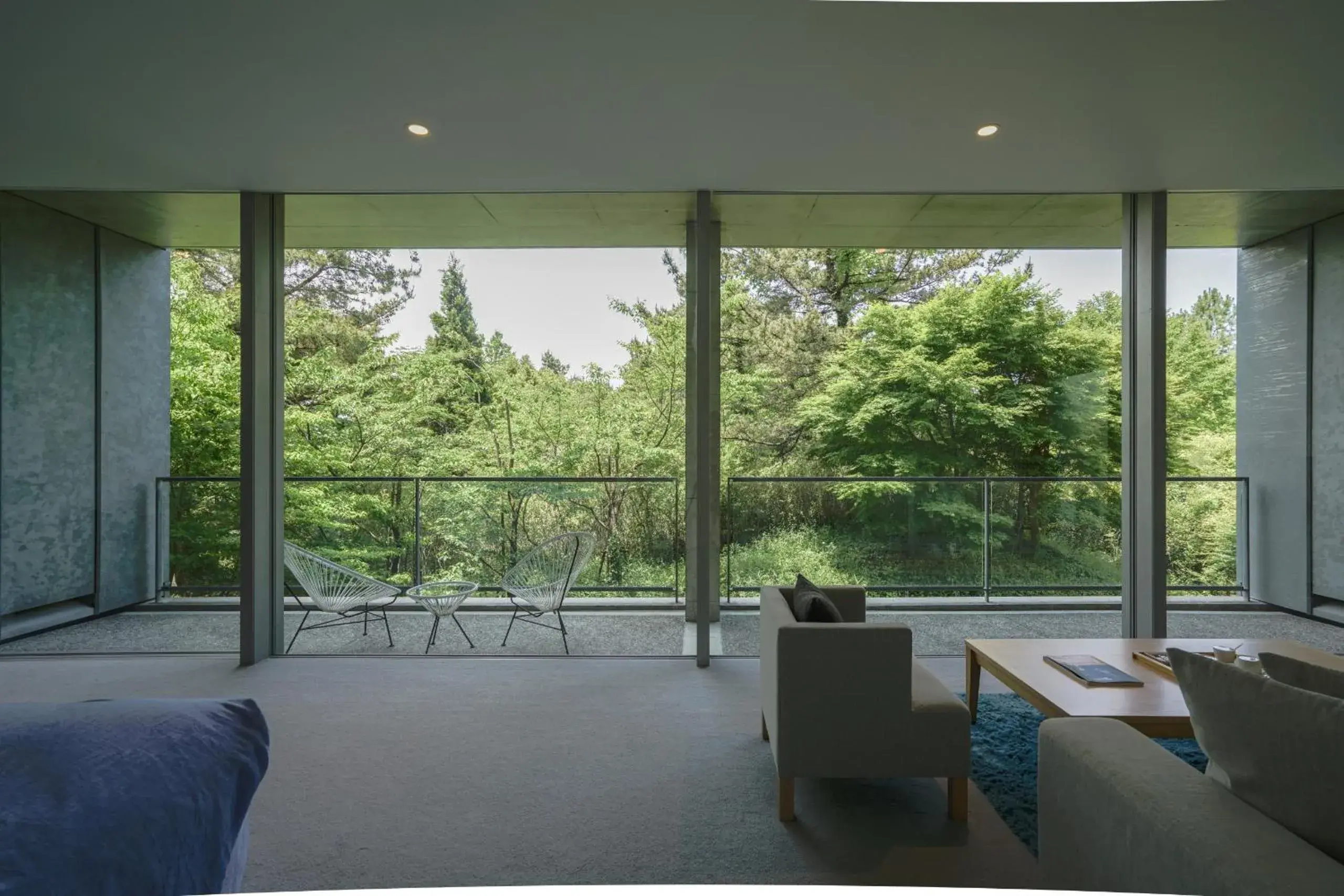 Suite with Sofa Bed and Open-Air Bath Lower Level Floor in SETOUCHI RETREAT by Onko Chishin Suite with Sofa Bed and Open-Air Bath Lower Level Floor in SETOUCHI RETREAT by Onko Chishin