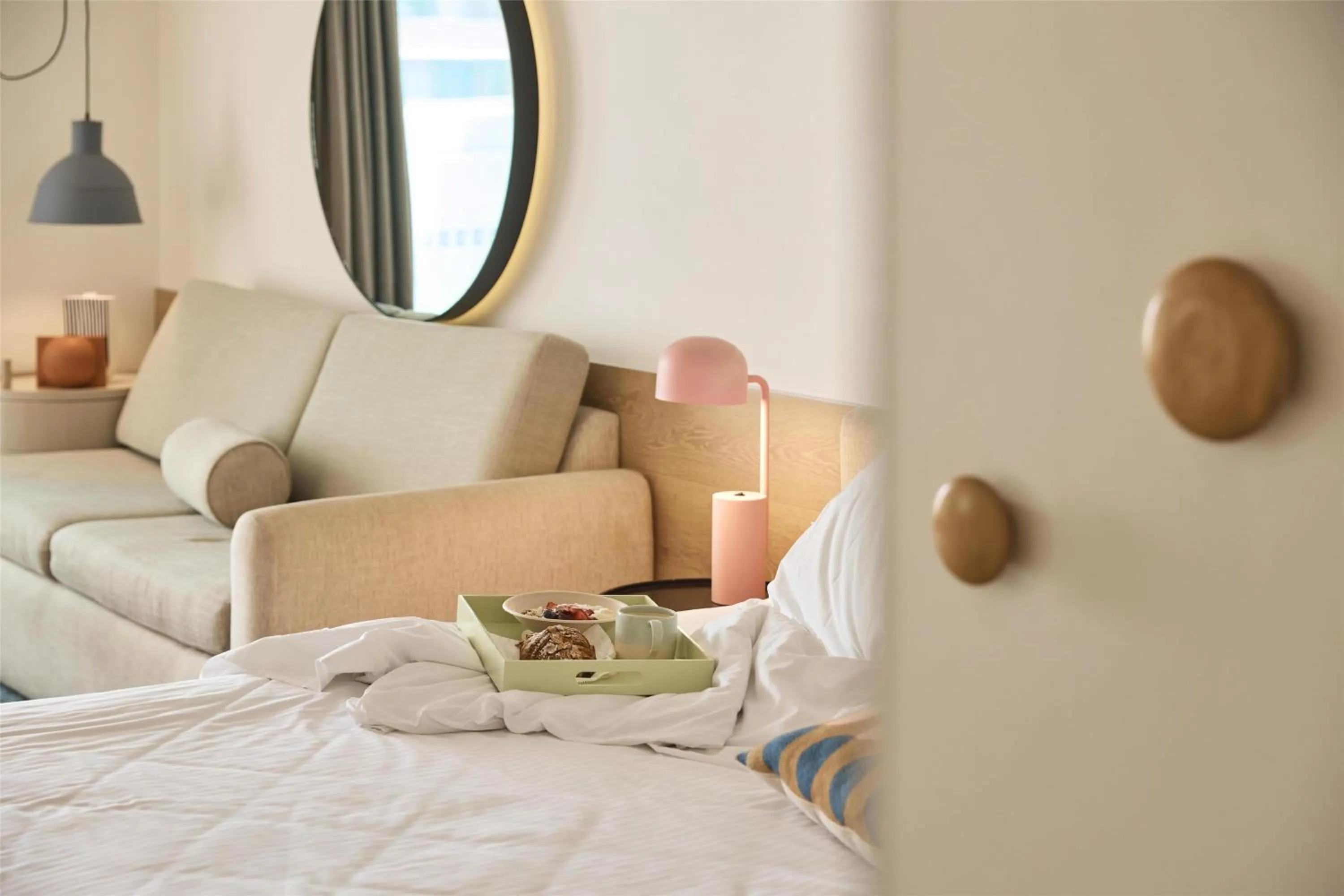 Bedroom, Bed in QT Bondi