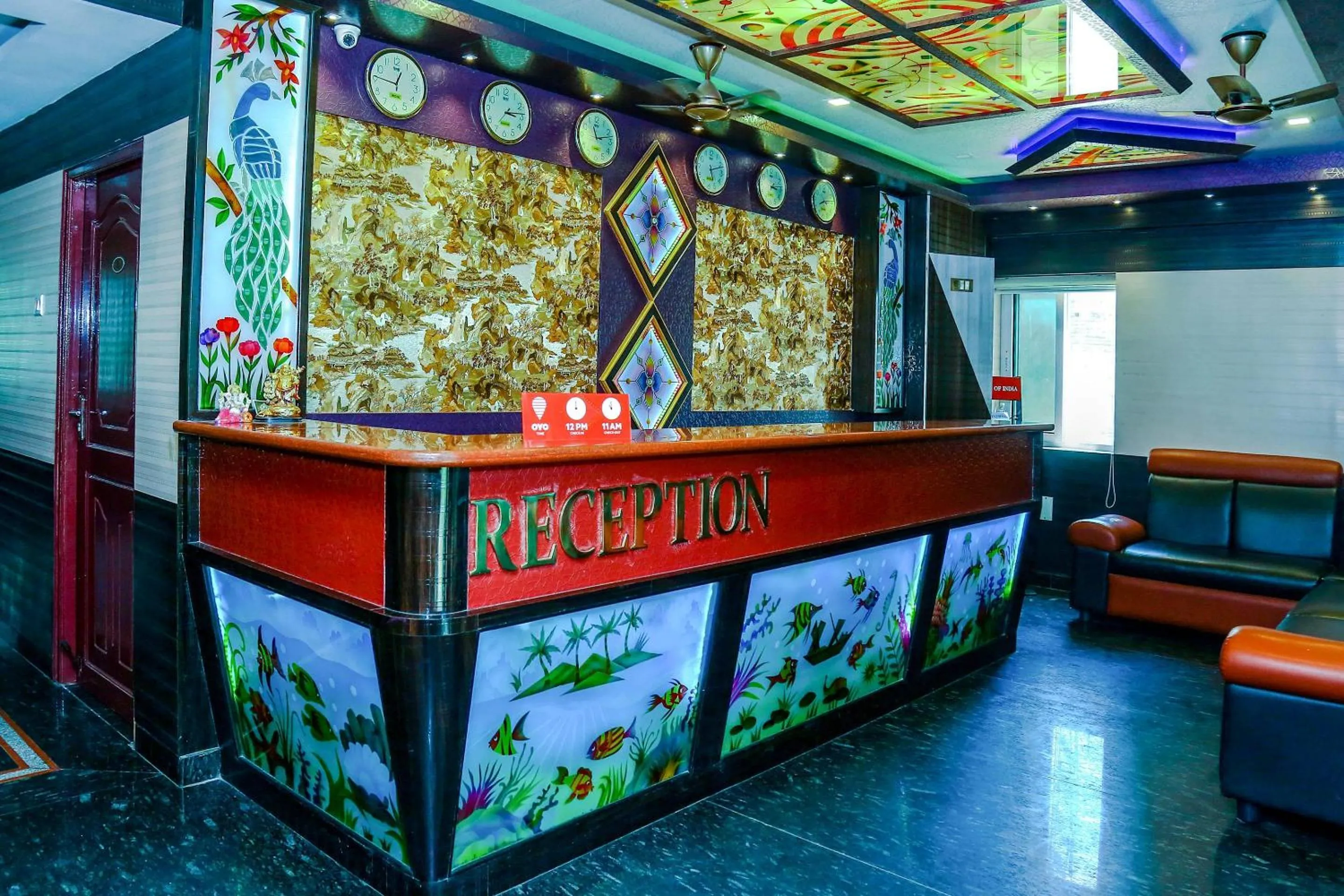 Lobby or reception in Aakash Residency