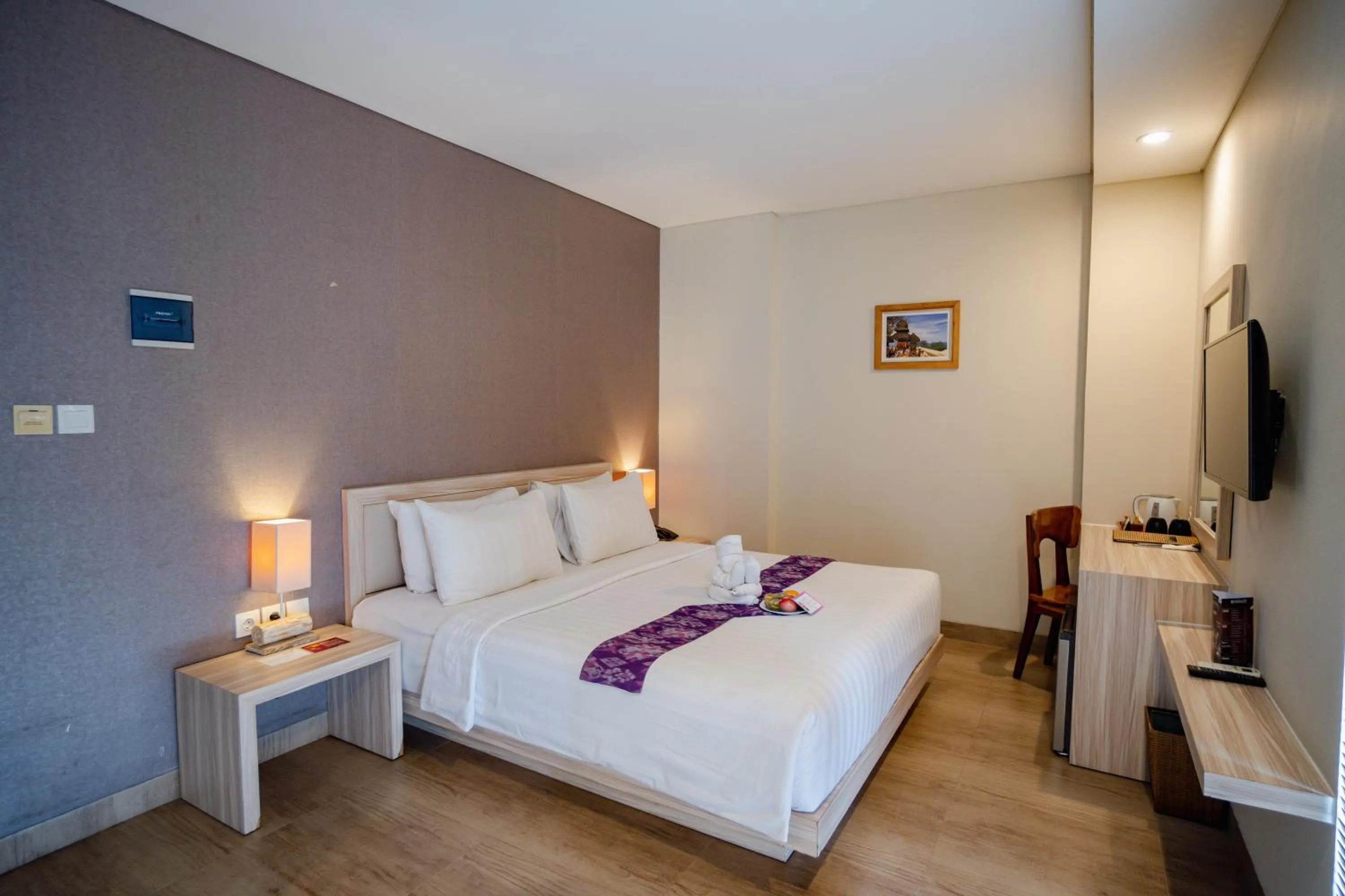 Bedroom, Bed in The Evitel Resort Ubud