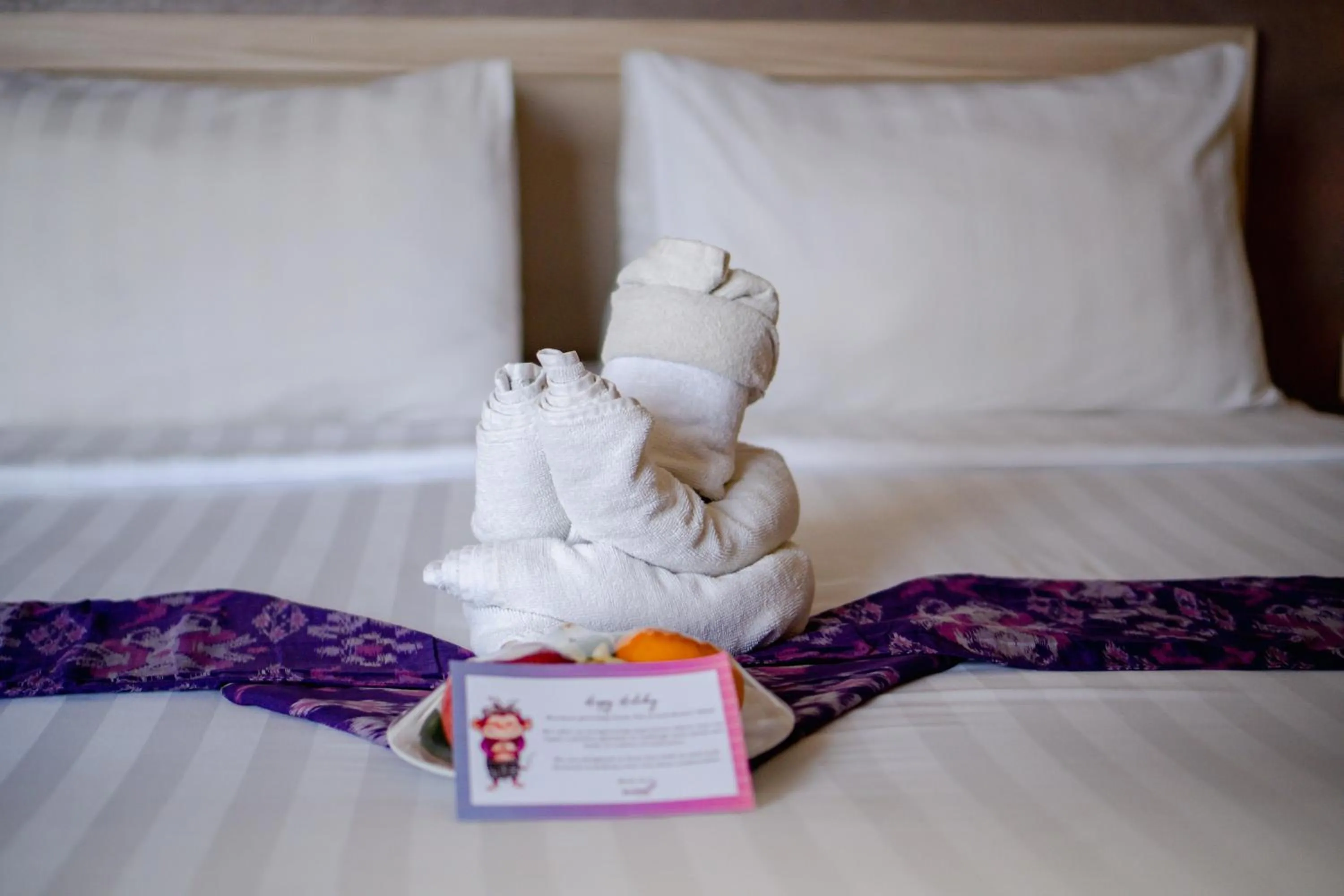 Bed in The Evitel Resort Ubud