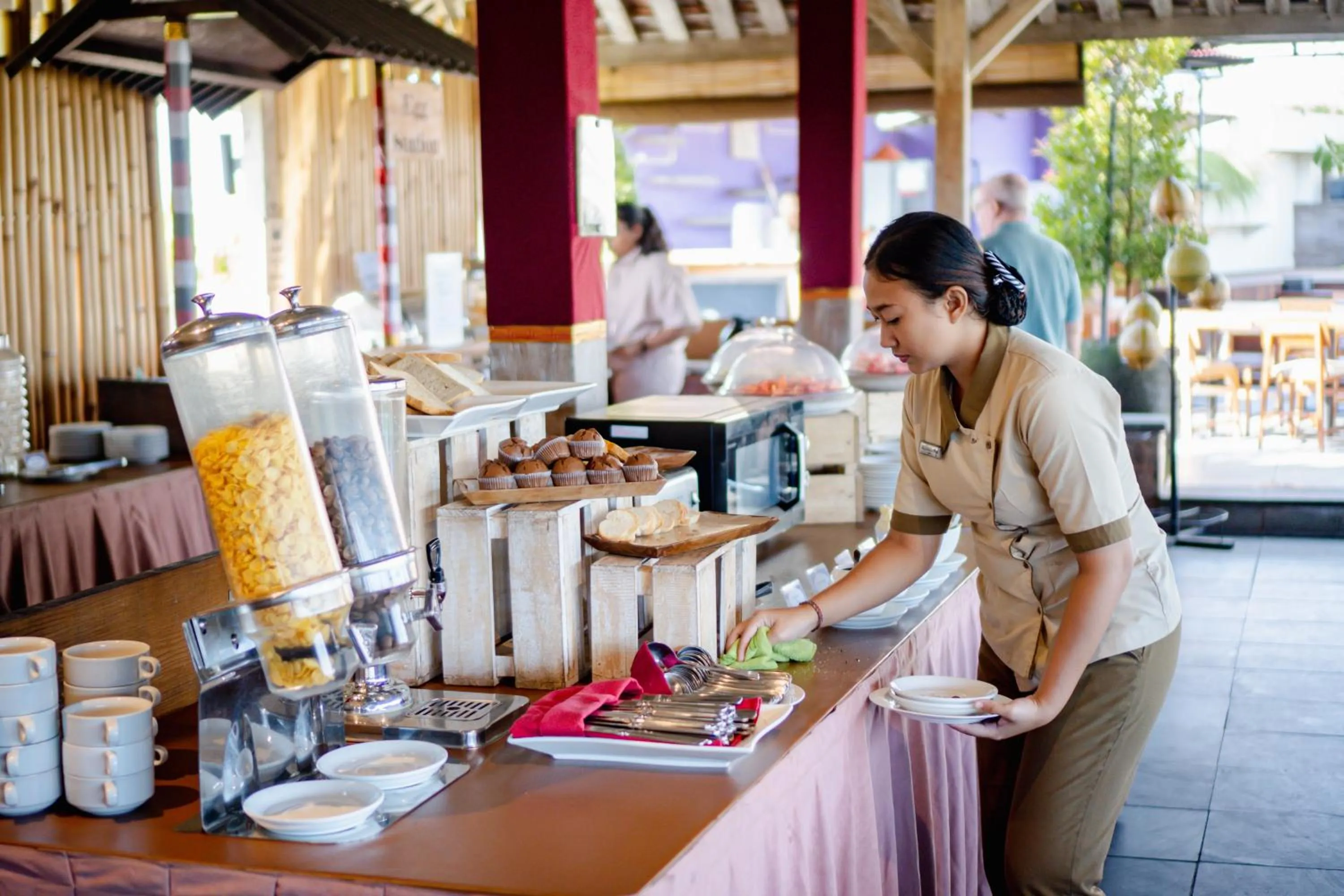 Breakfast in The Evitel Resort Ubud