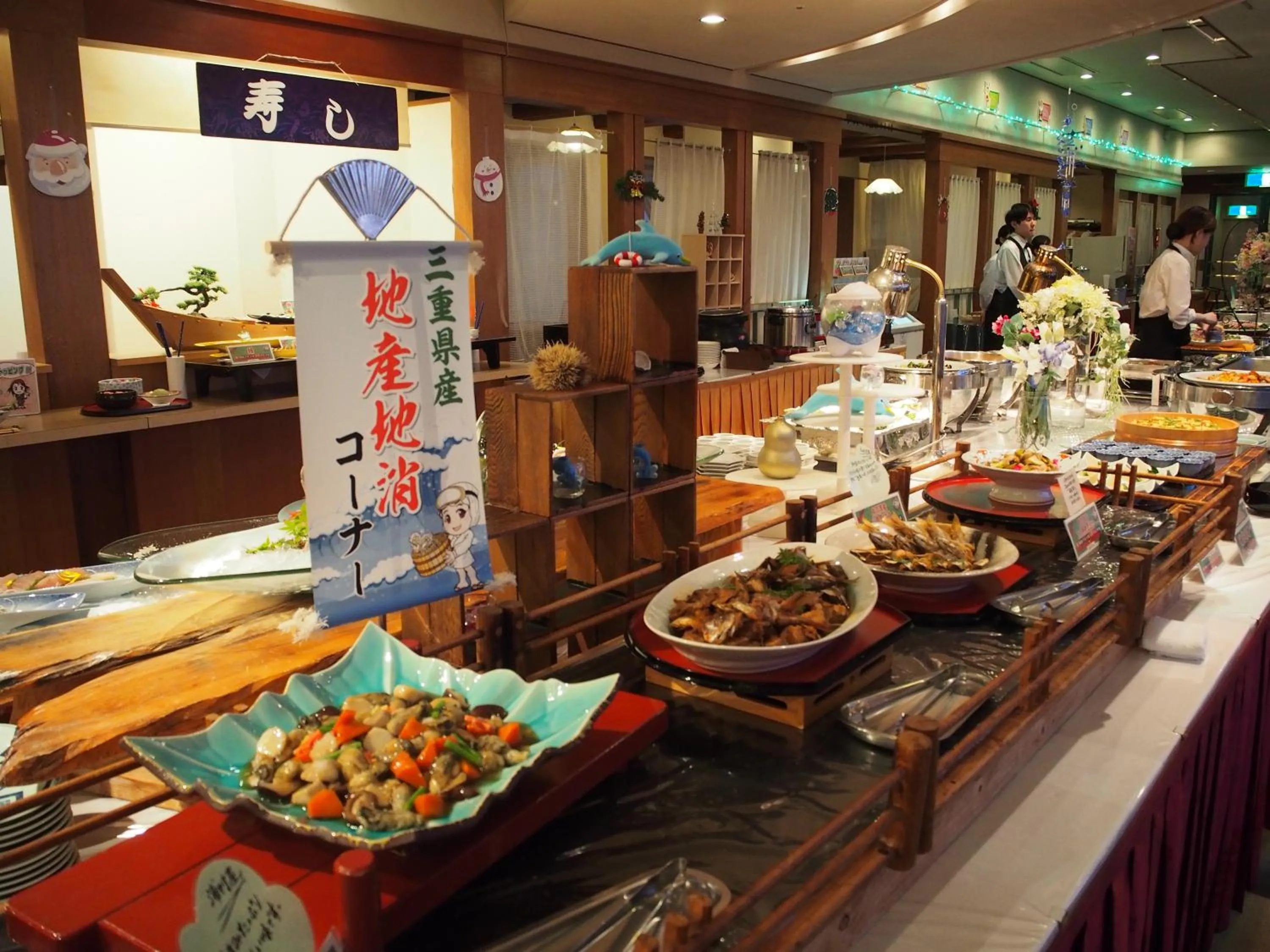 Dinner in Toba Seaside Hotel