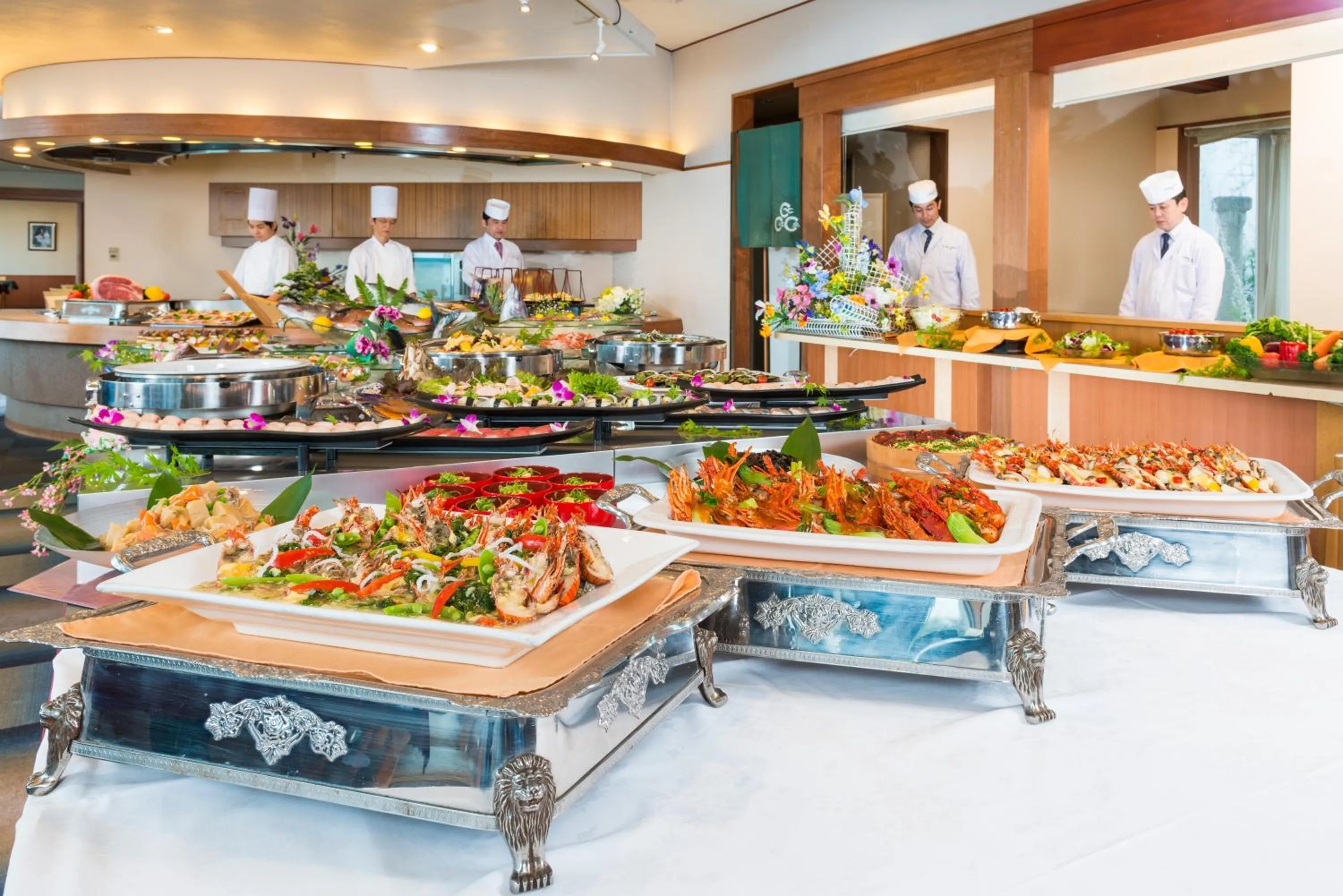 Dinner in Toba Seaside Hotel