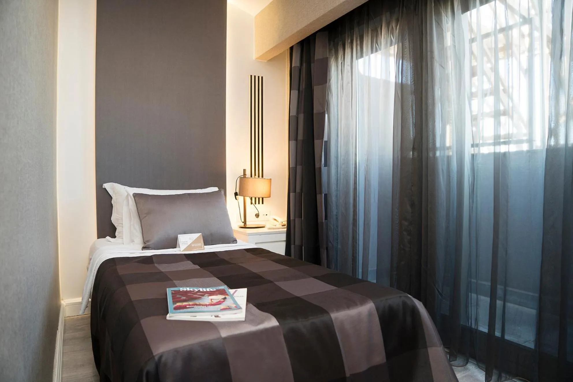 Bedroom, Bed in Sky Kamer Hotel Antalya