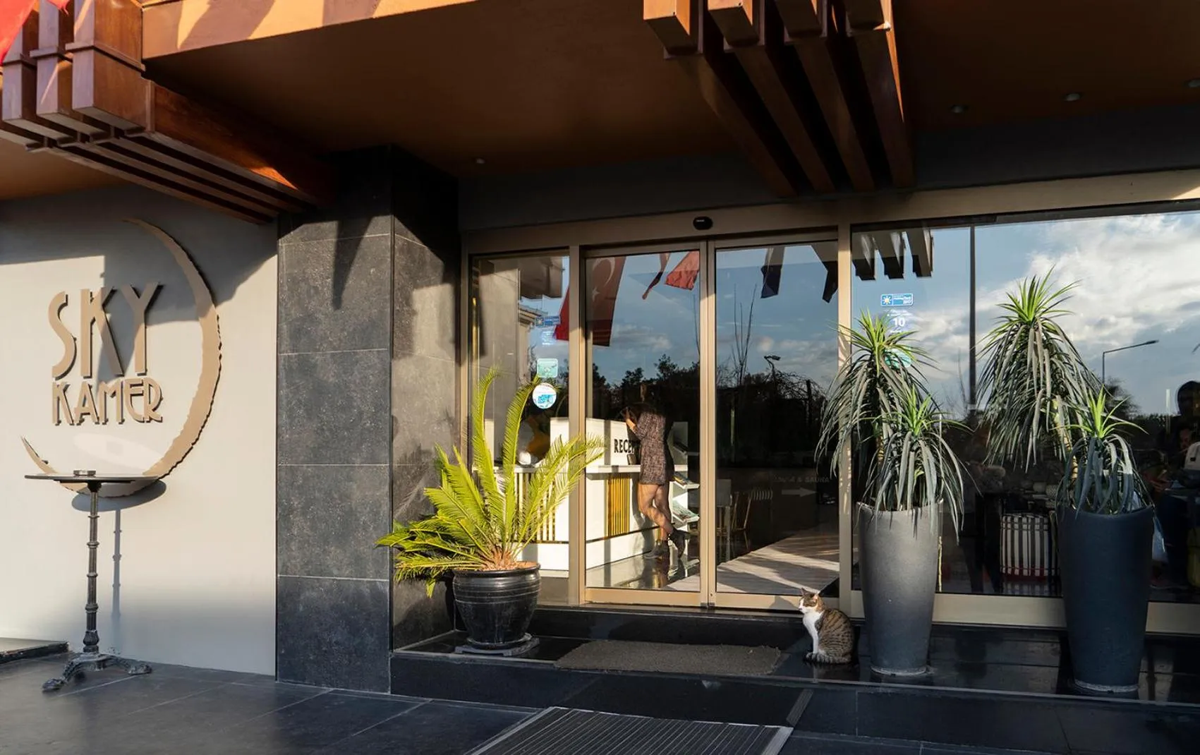 Facade/entrance in Sky Kamer Hotel Antalya