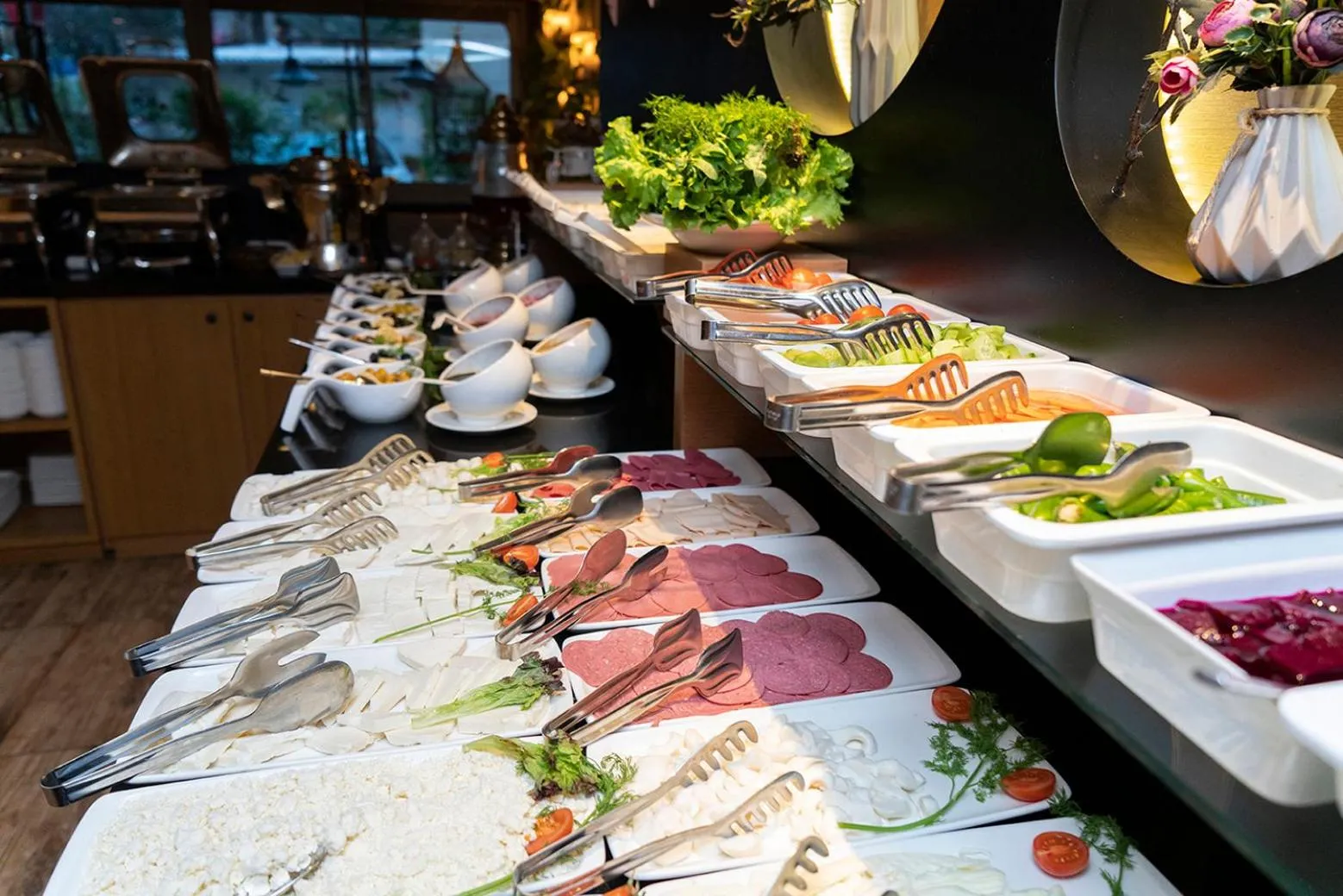 Buffet breakfast in Sky Kamer Hotel Antalya