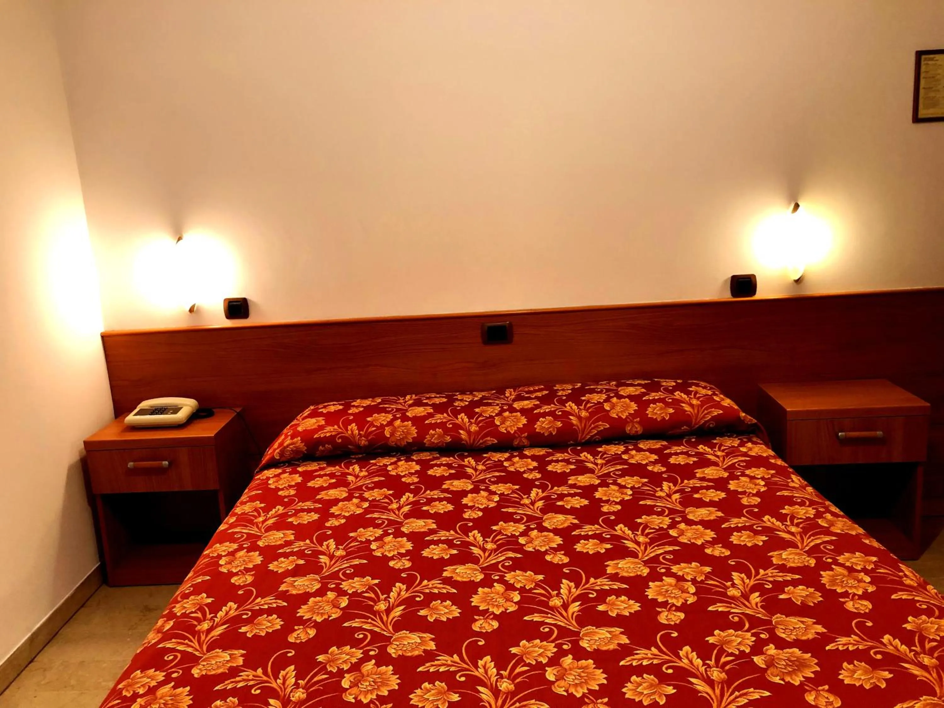 Bed in Hotel Sanmicheli