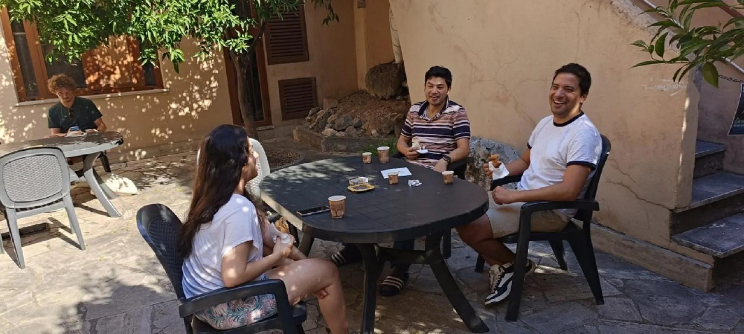 Garden in NEW GENERATION HOSTEL Rome center