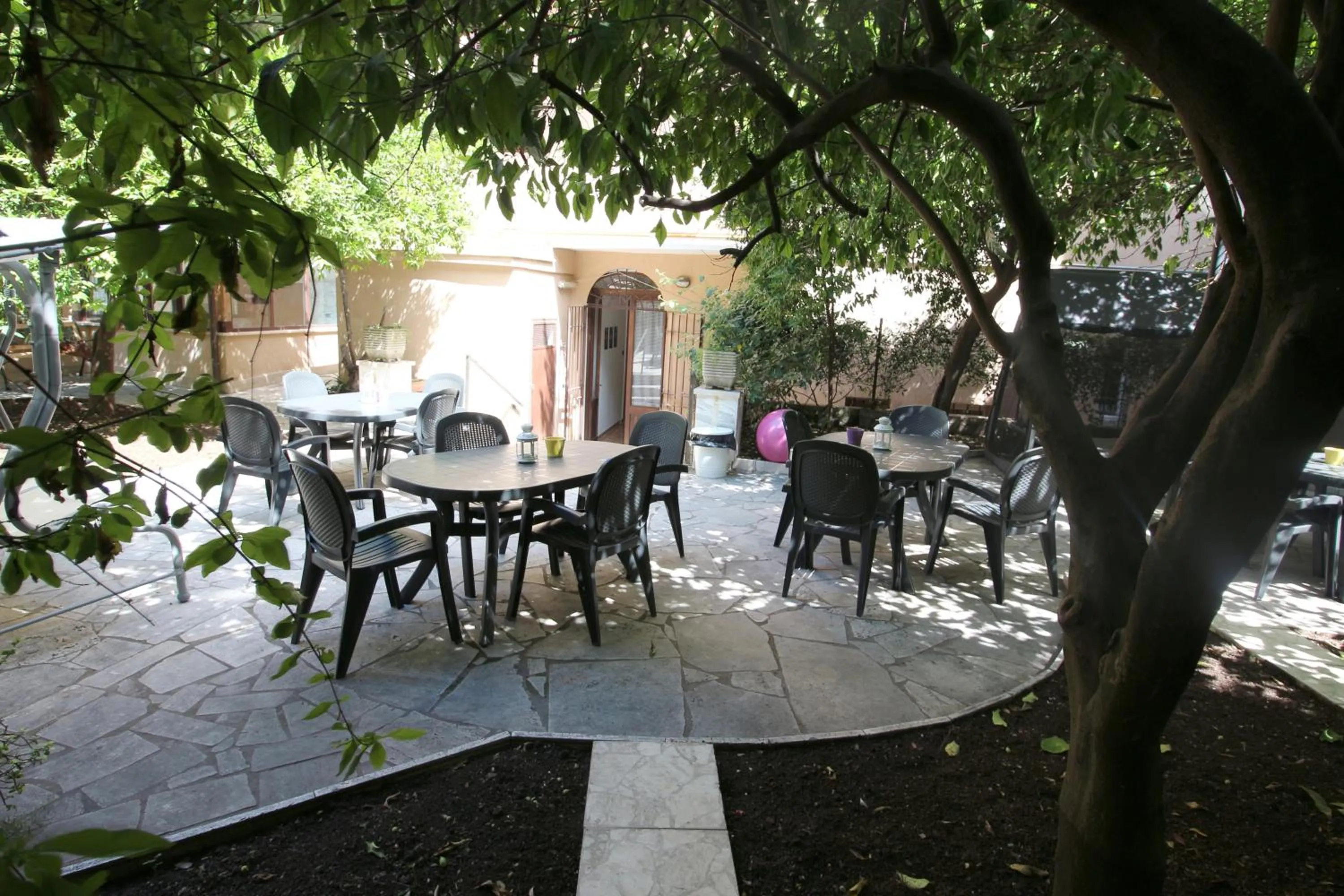 Garden in NEW GENERATION HOSTEL Rome center