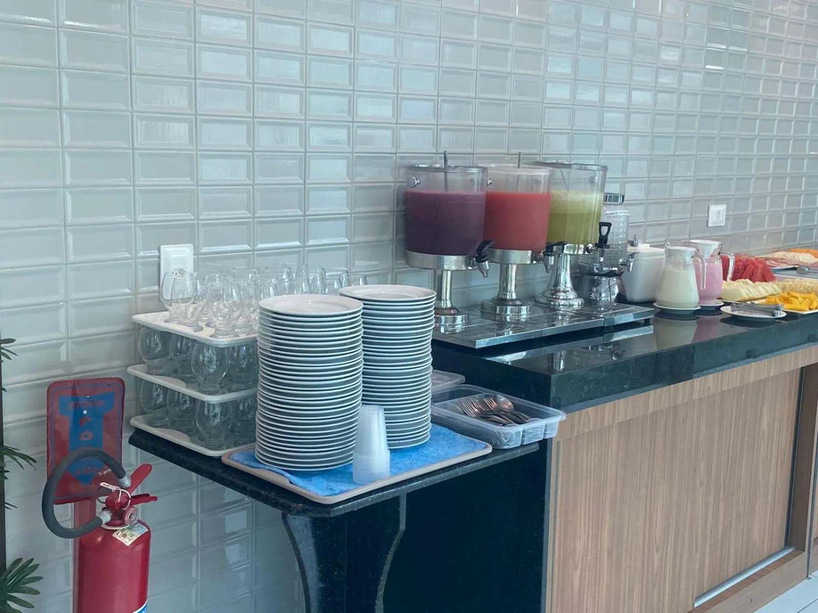 Breakfast in Pousada Sky Beach Flat