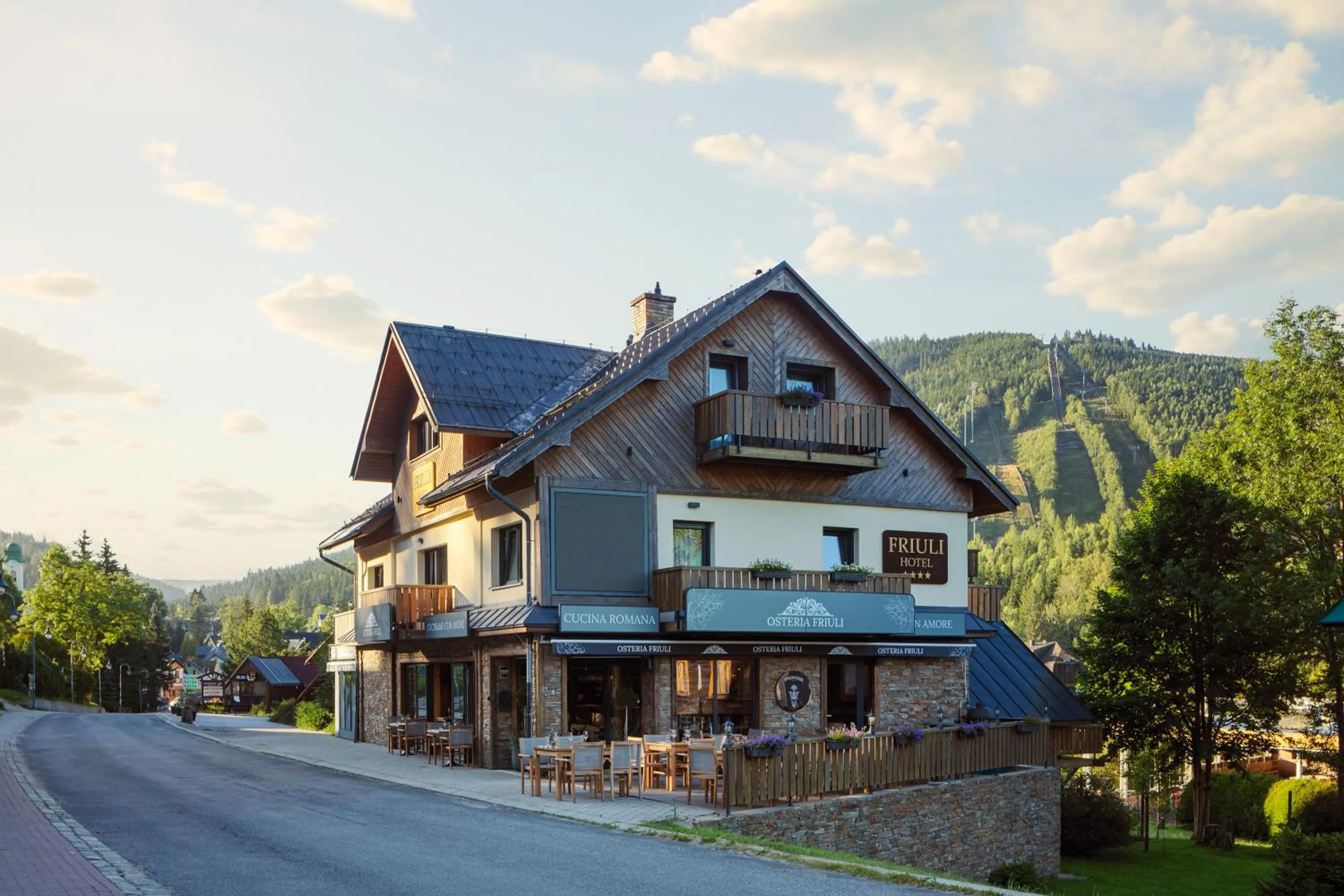 Property building in Hotel Friuli