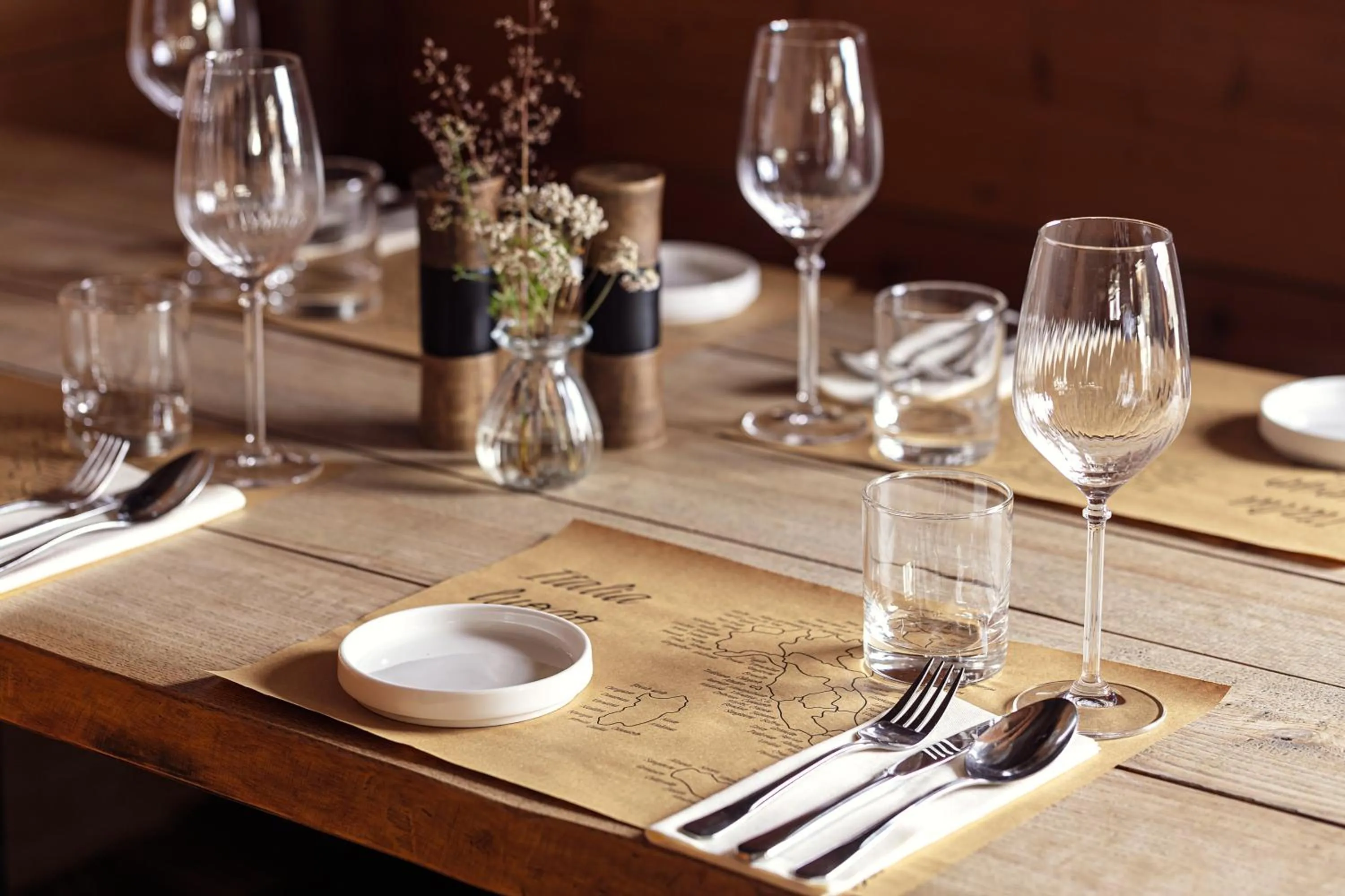 Food and drinks in Hotel Friuli