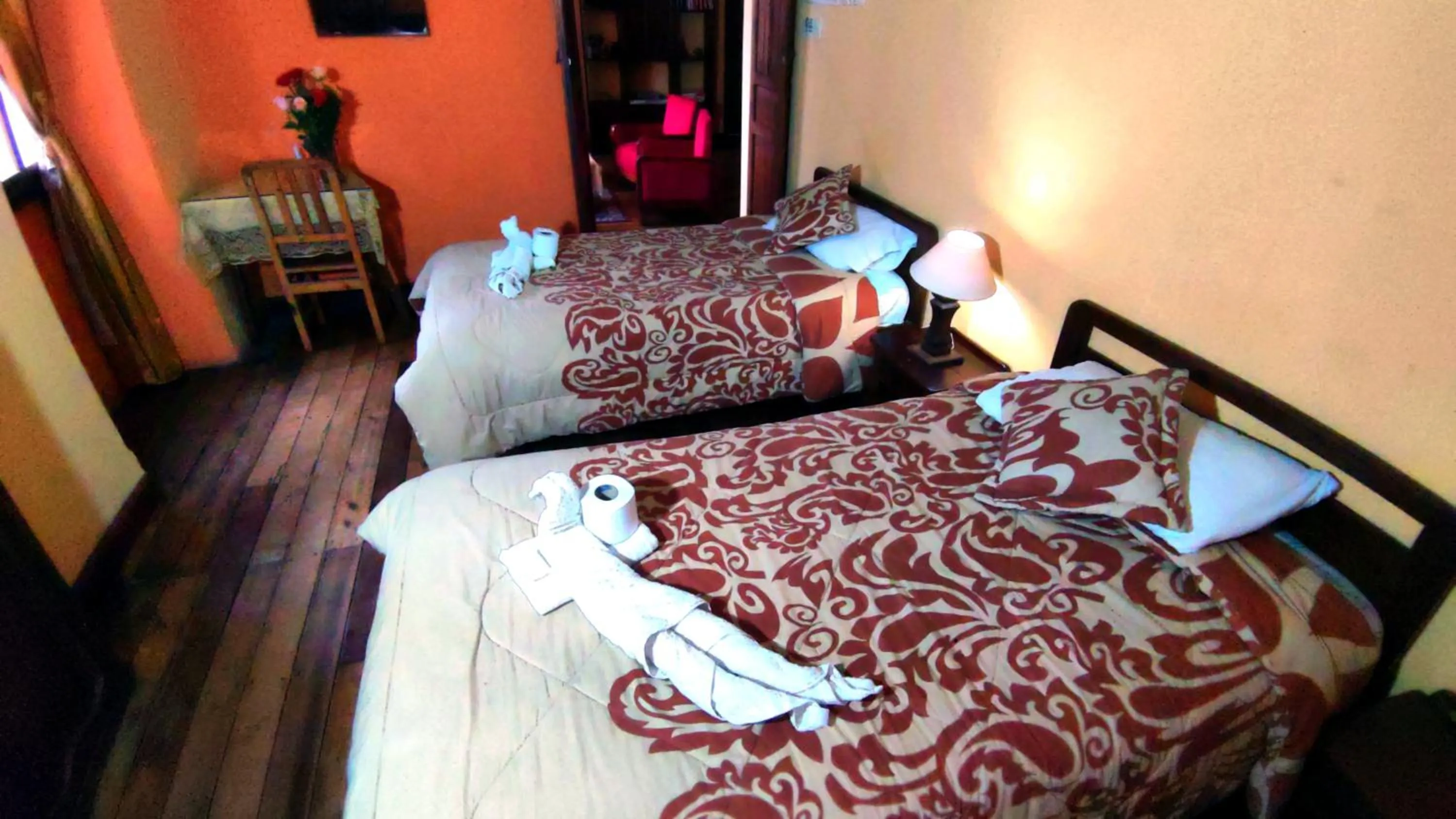 Bed in La Posada Colonial