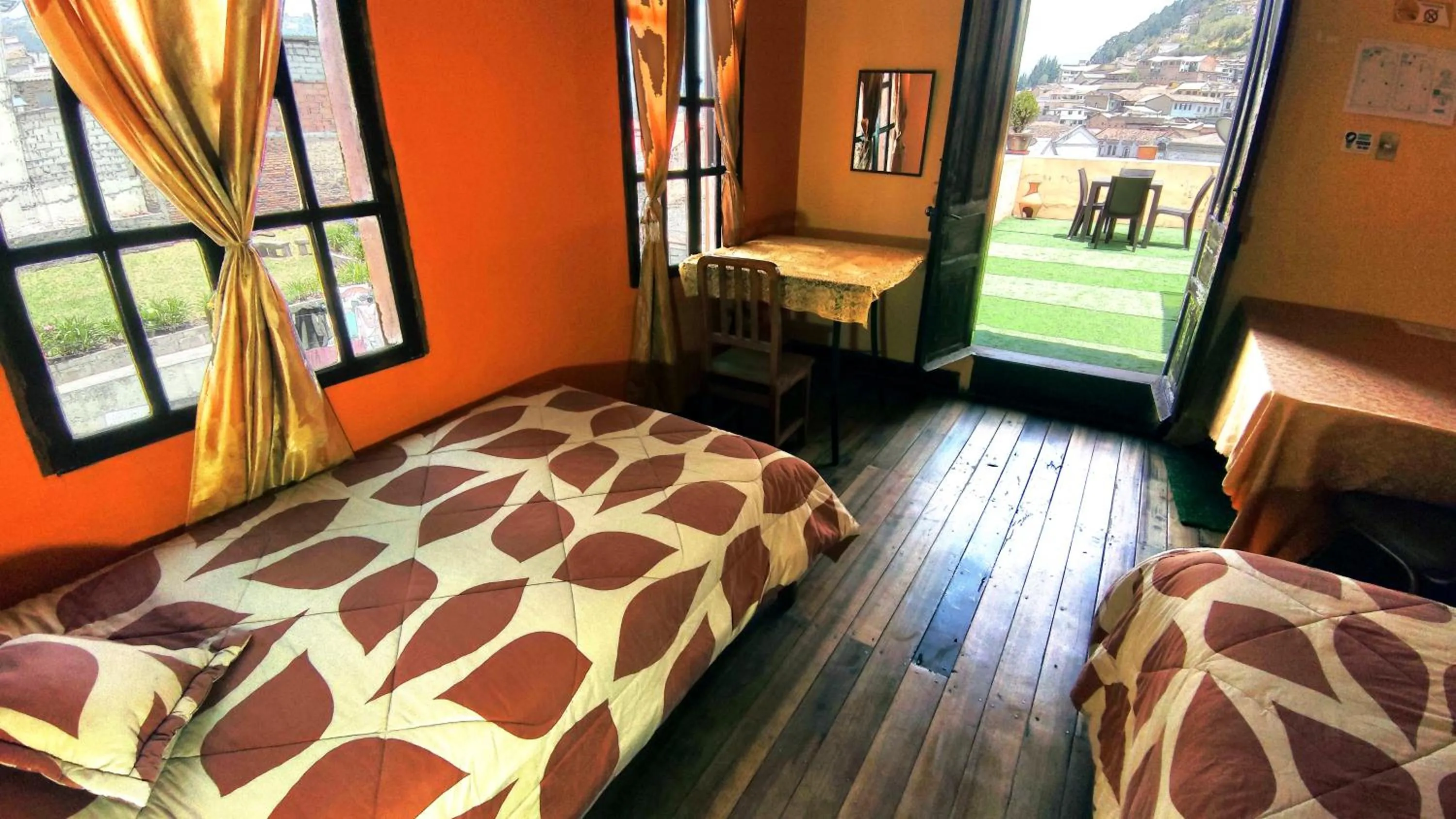 Balcony/Terrace, Bed in La Posada Colonial