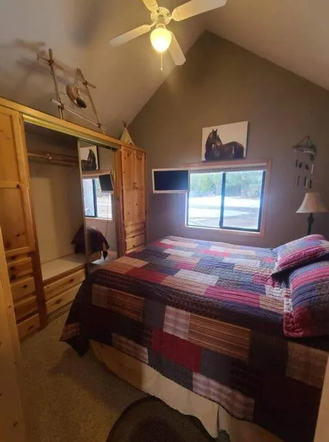 Bed in Cold Springs Resort