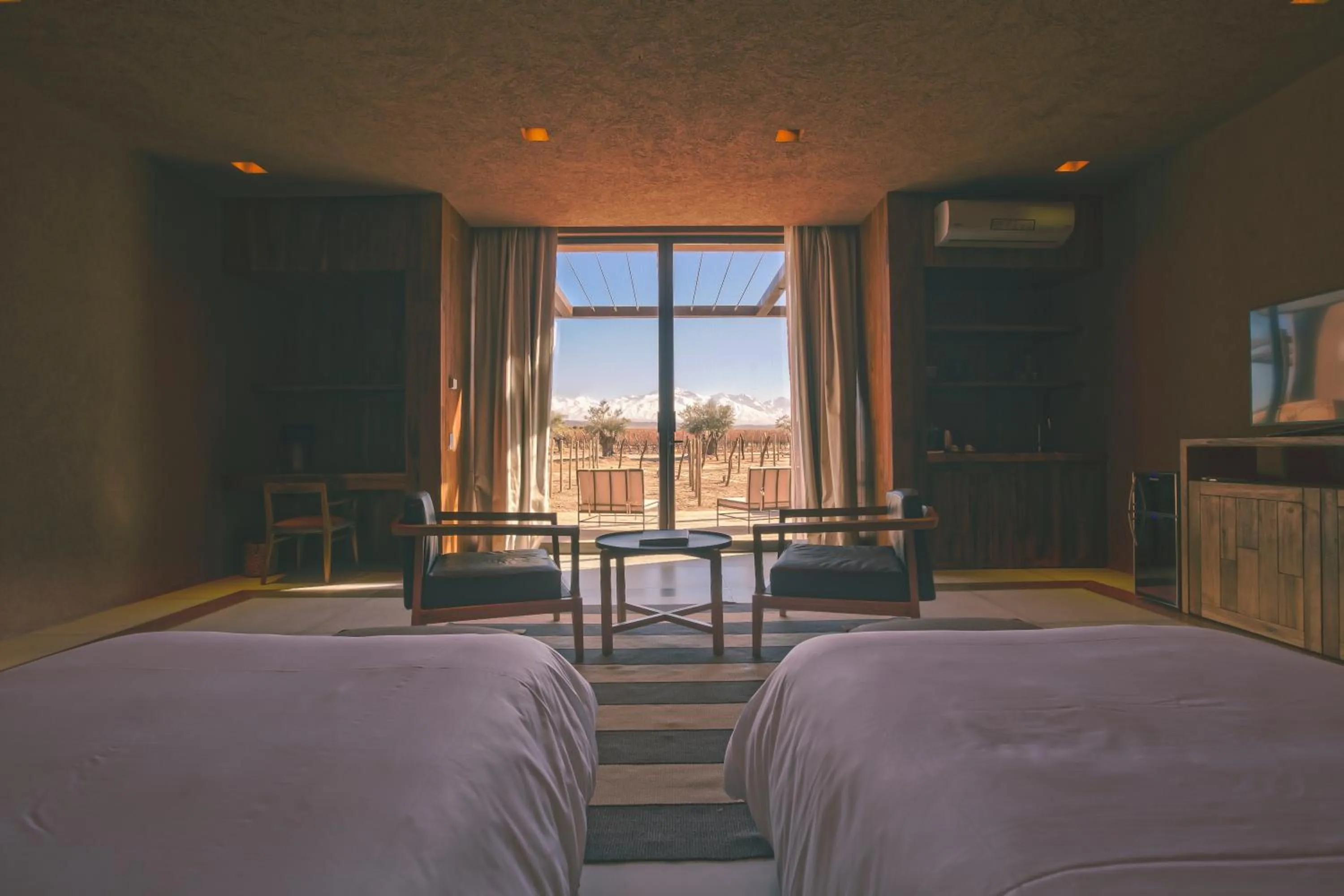 Bed in Rosell Boher Winery Lodge & Spa