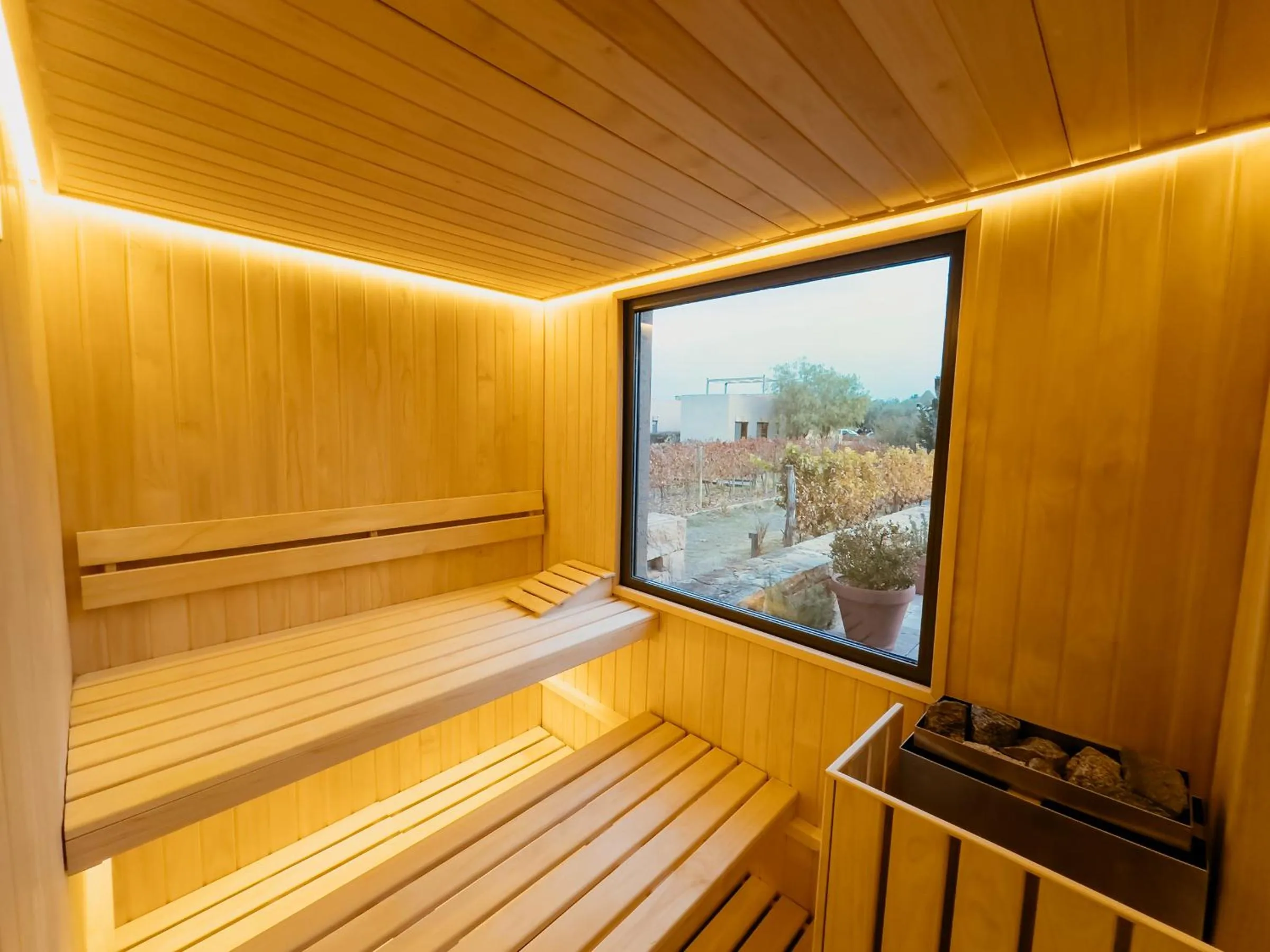 Sauna in Rosell Boher Winery Lodge & Spa