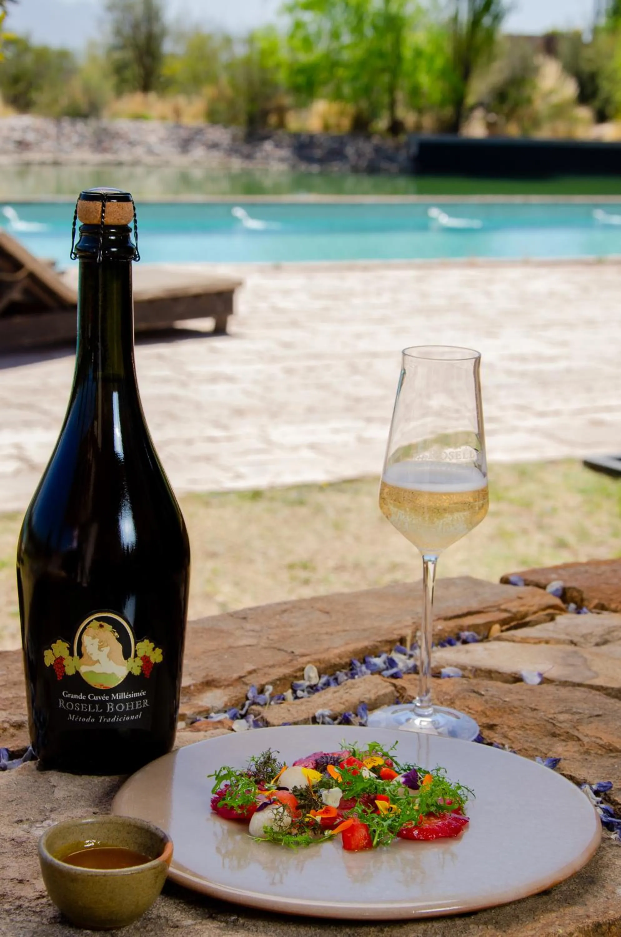 Restaurant/places to eat in Rosell Boher Winery Lodge & Spa