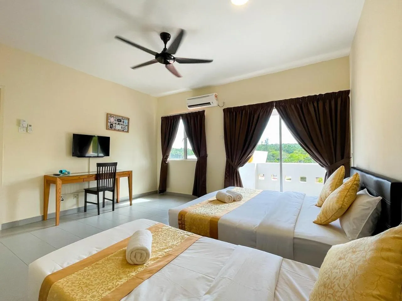 Bed in Tiara Desaru Seaview Residence