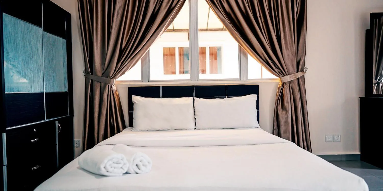 Bed in Tiara Desaru Seaview Residence