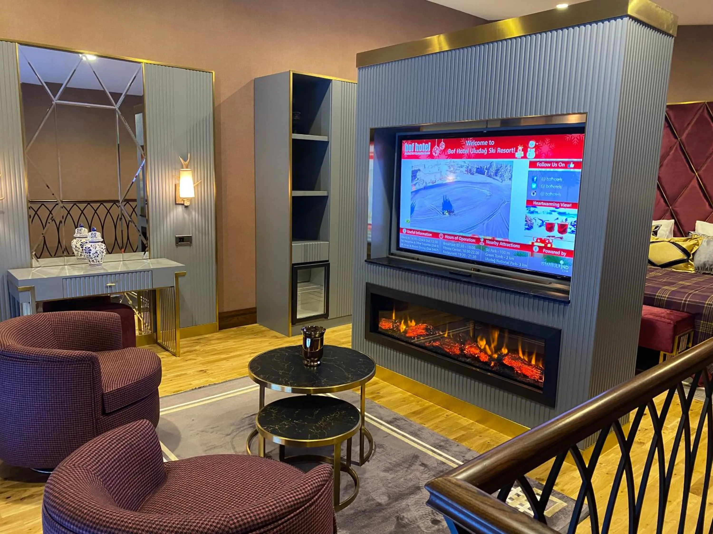 Seating area in Bof Hotels Uludağ Ski&Luxury Resort All Inclusive