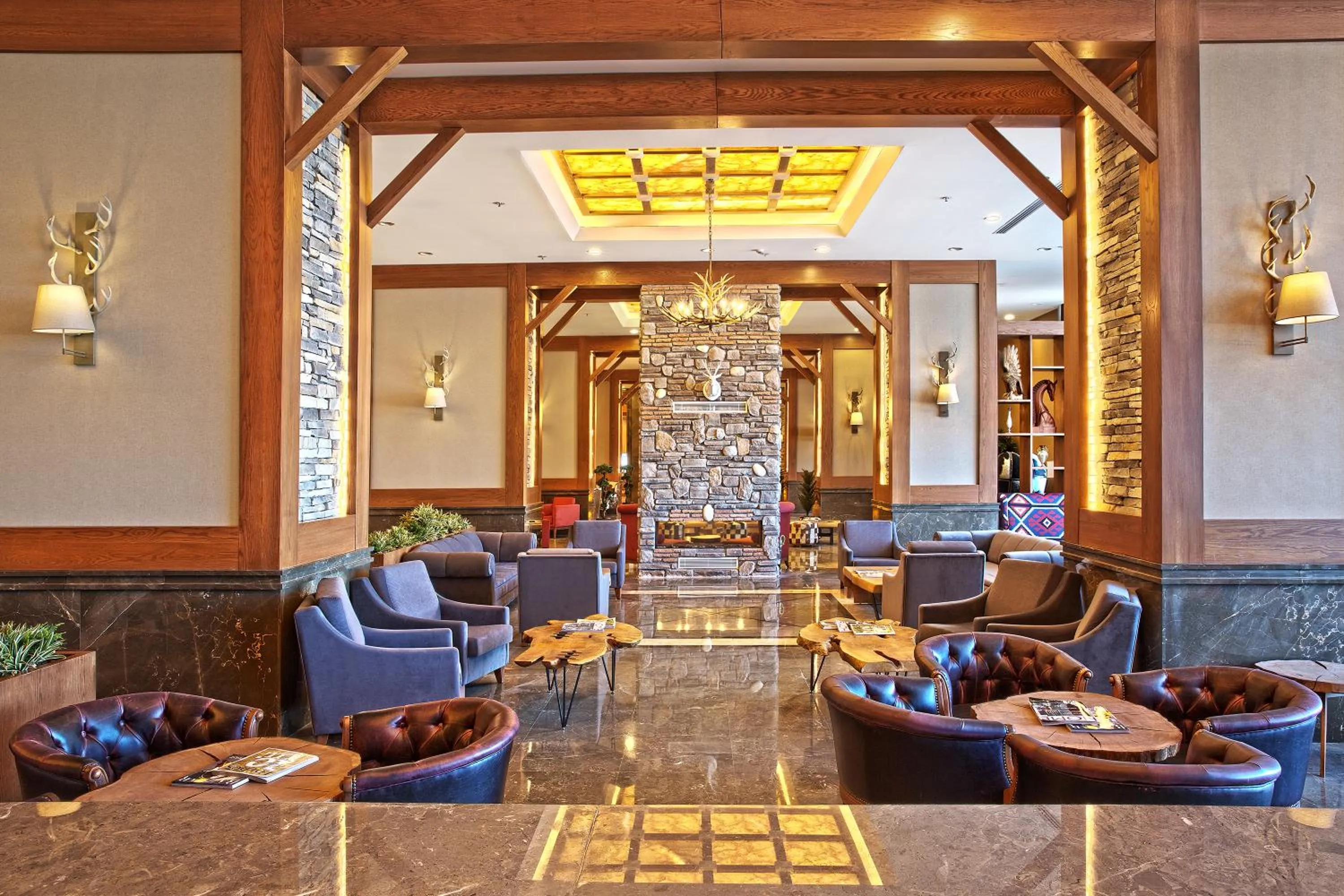 Lobby or reception in Bof Hotels Uludağ Ski&Luxury Resort All Inclusive