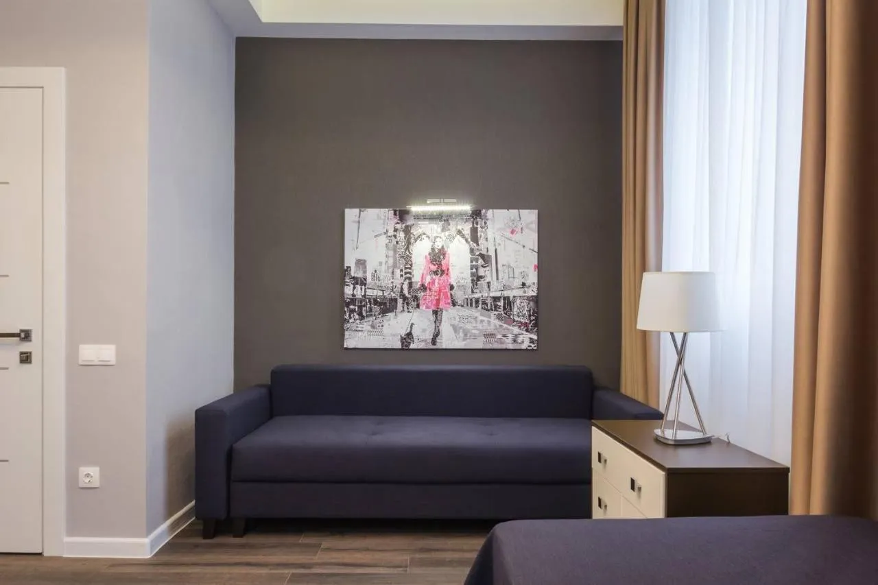 Seating area in City Park Hotel