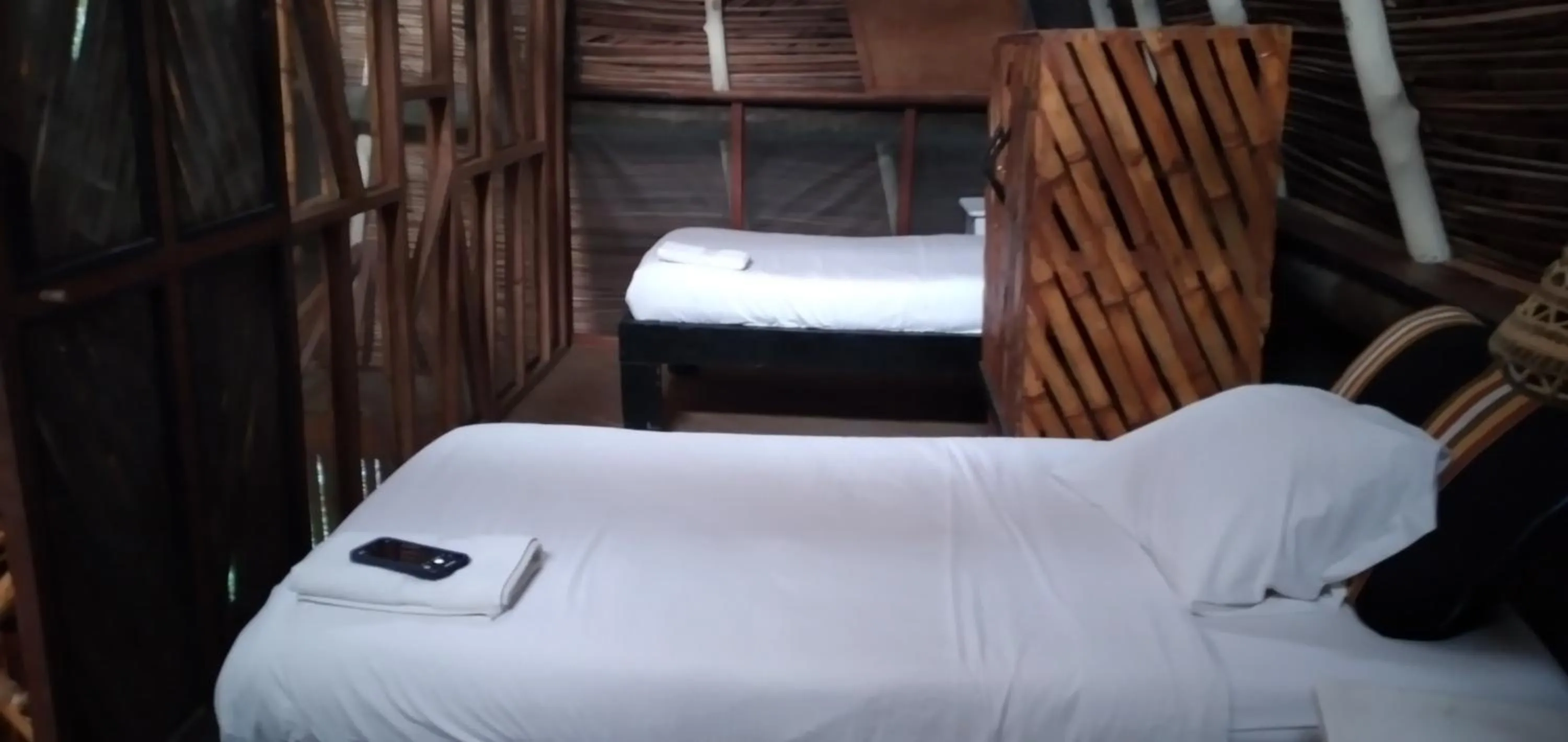 Bed in Tortugal Boutique River Lodge