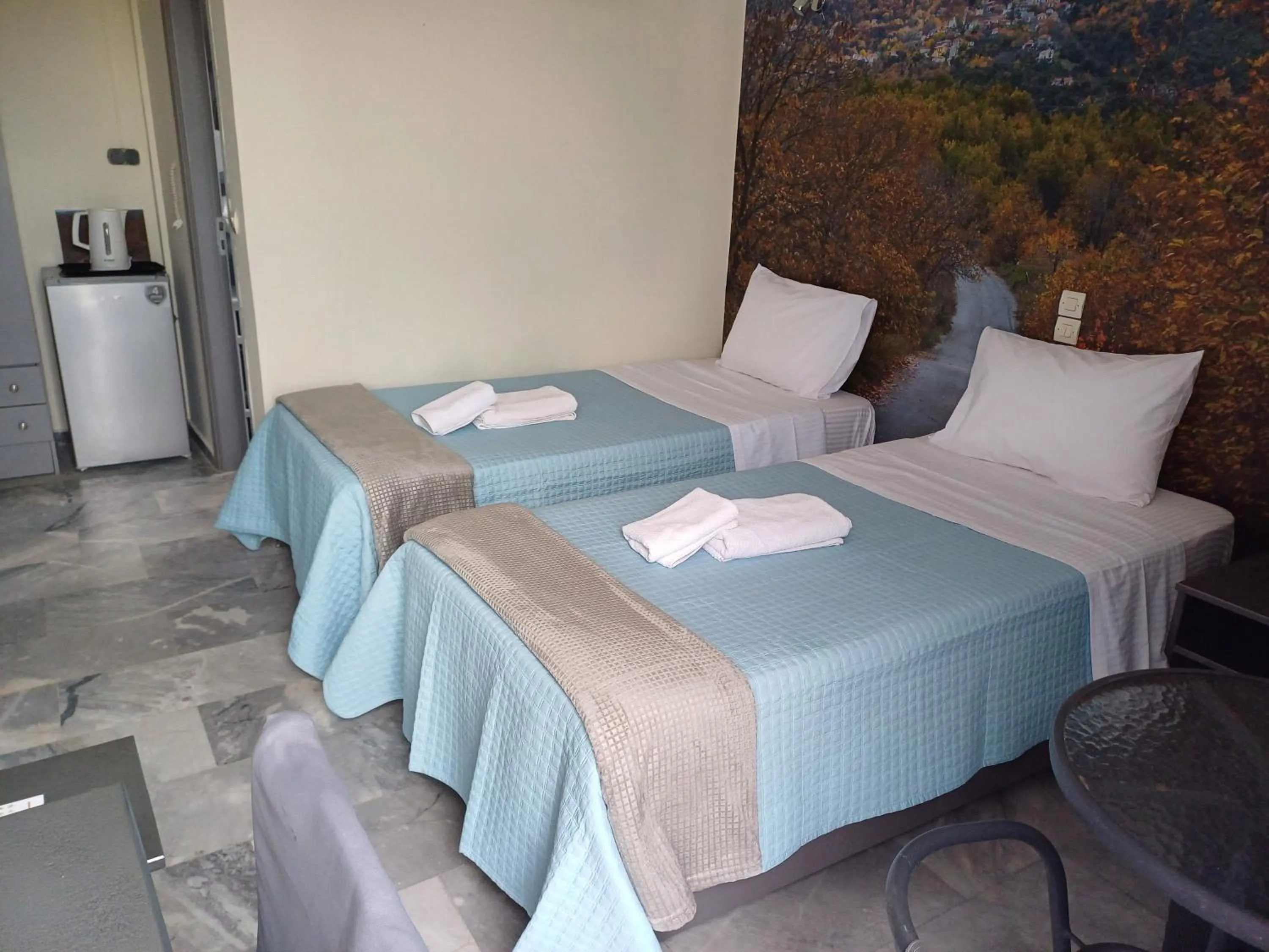 Bed in Enalion Beach Hotel