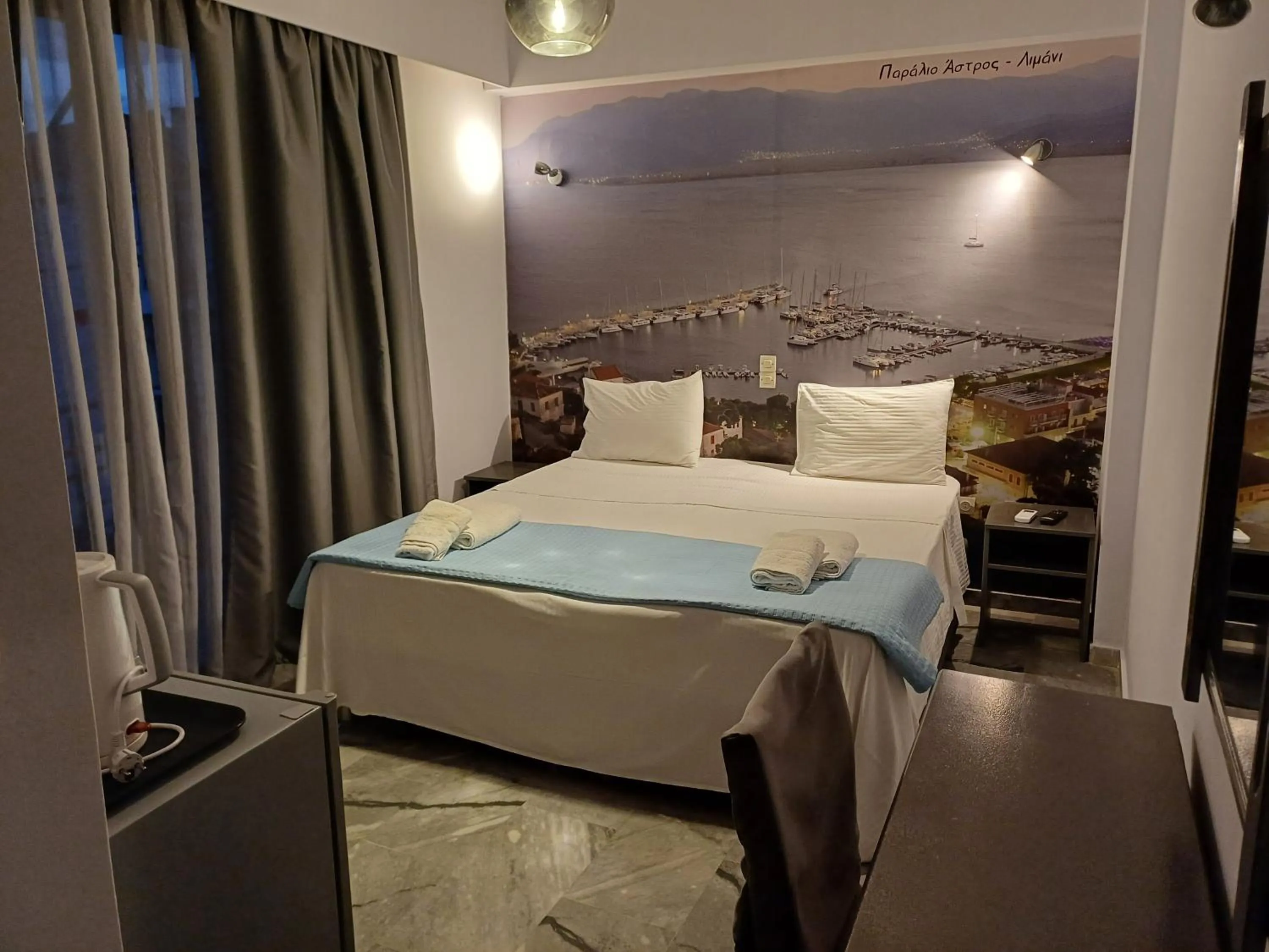 Bed in Enalion Beach Hotel