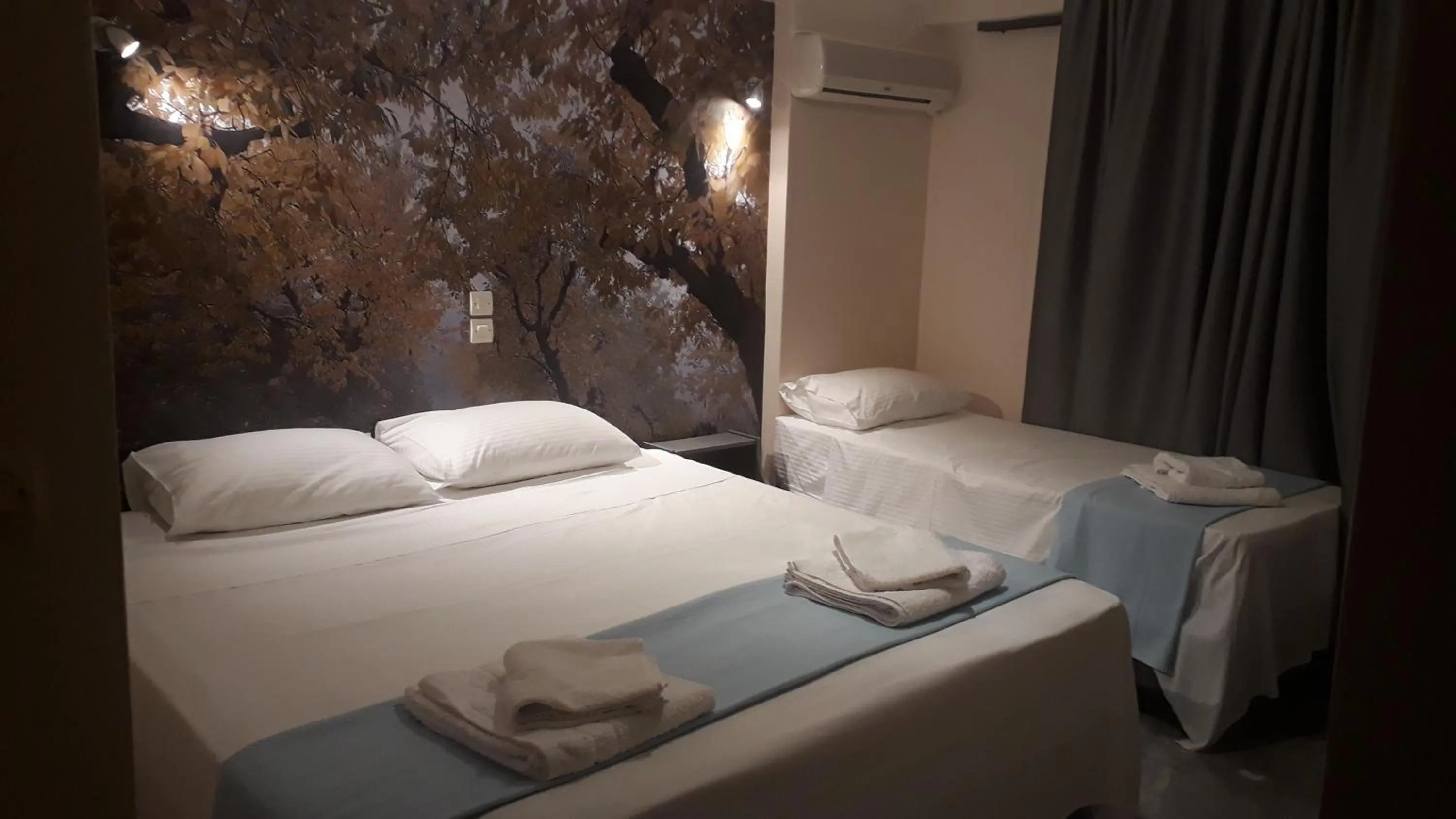 Bed in Enalion Beach Hotel