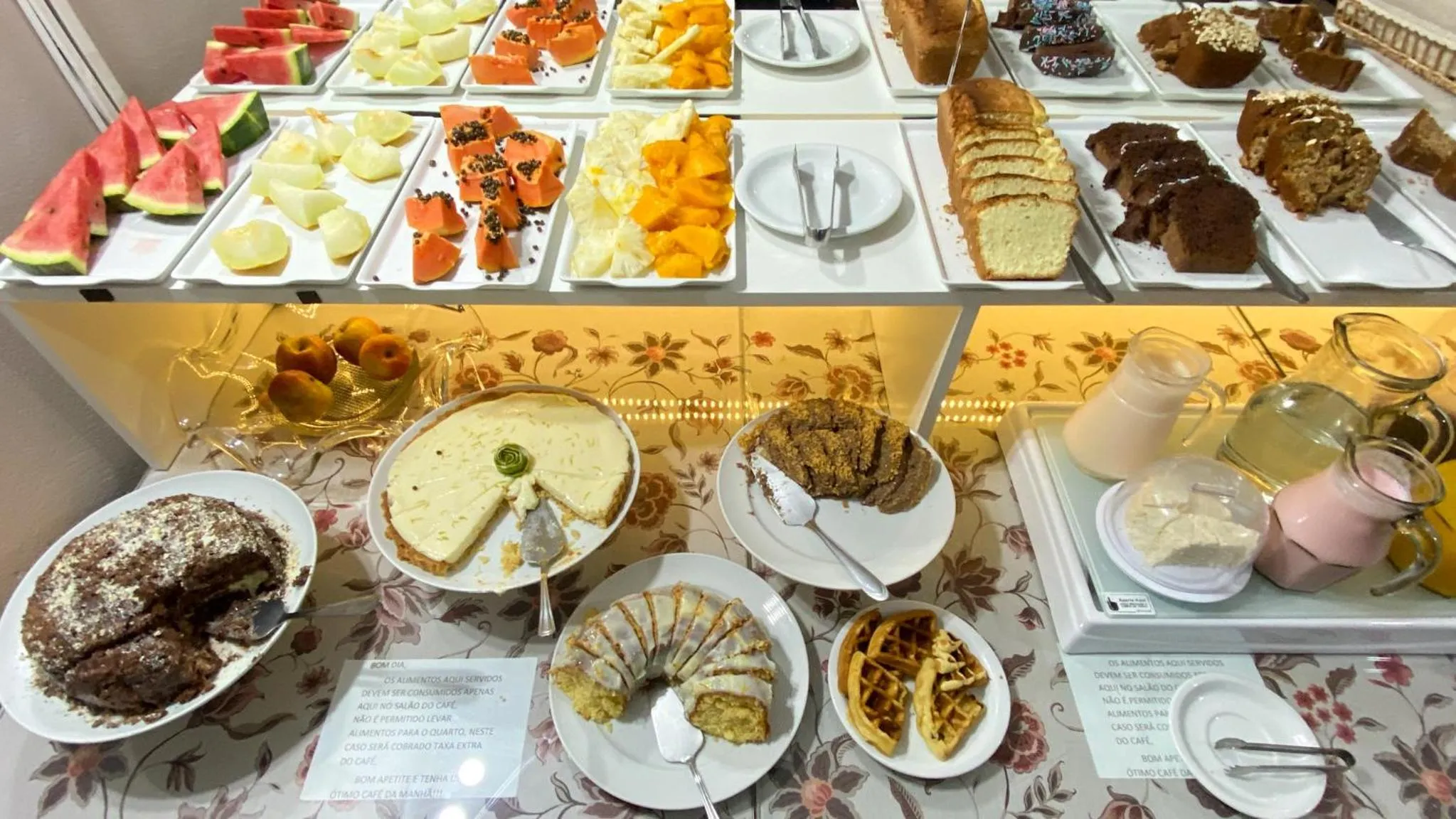 Food and drinks in Pousada Vovô Nino