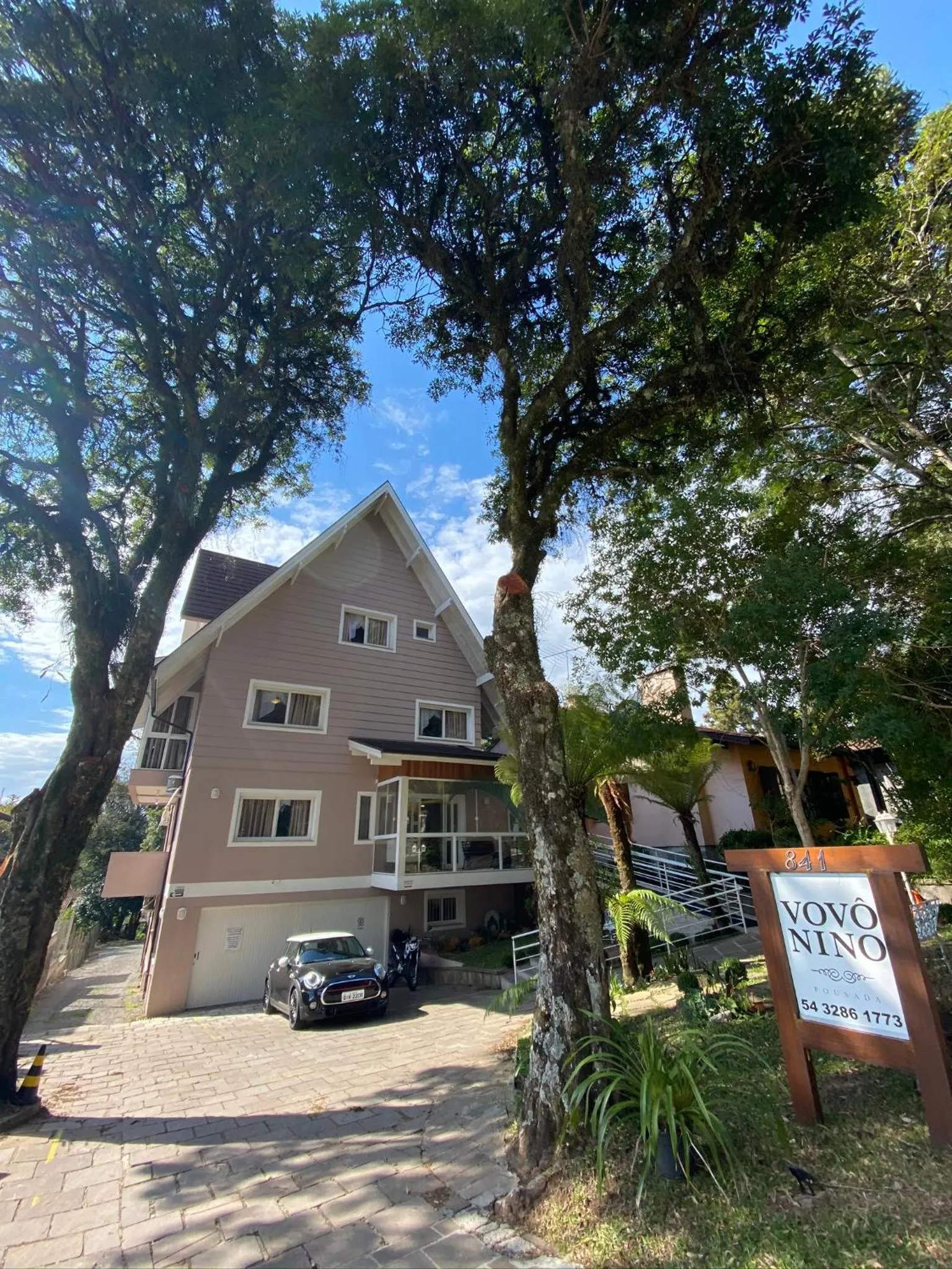 Property building in Pousada Vovô Nino