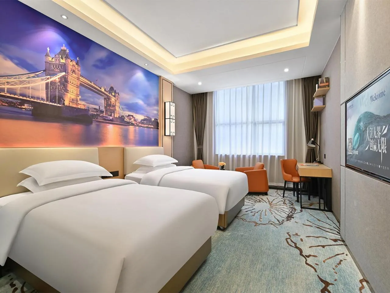 Bed in Vienna Hotel Shenzhen World Exhibition & Convention Center Shahao Metro Station Branch